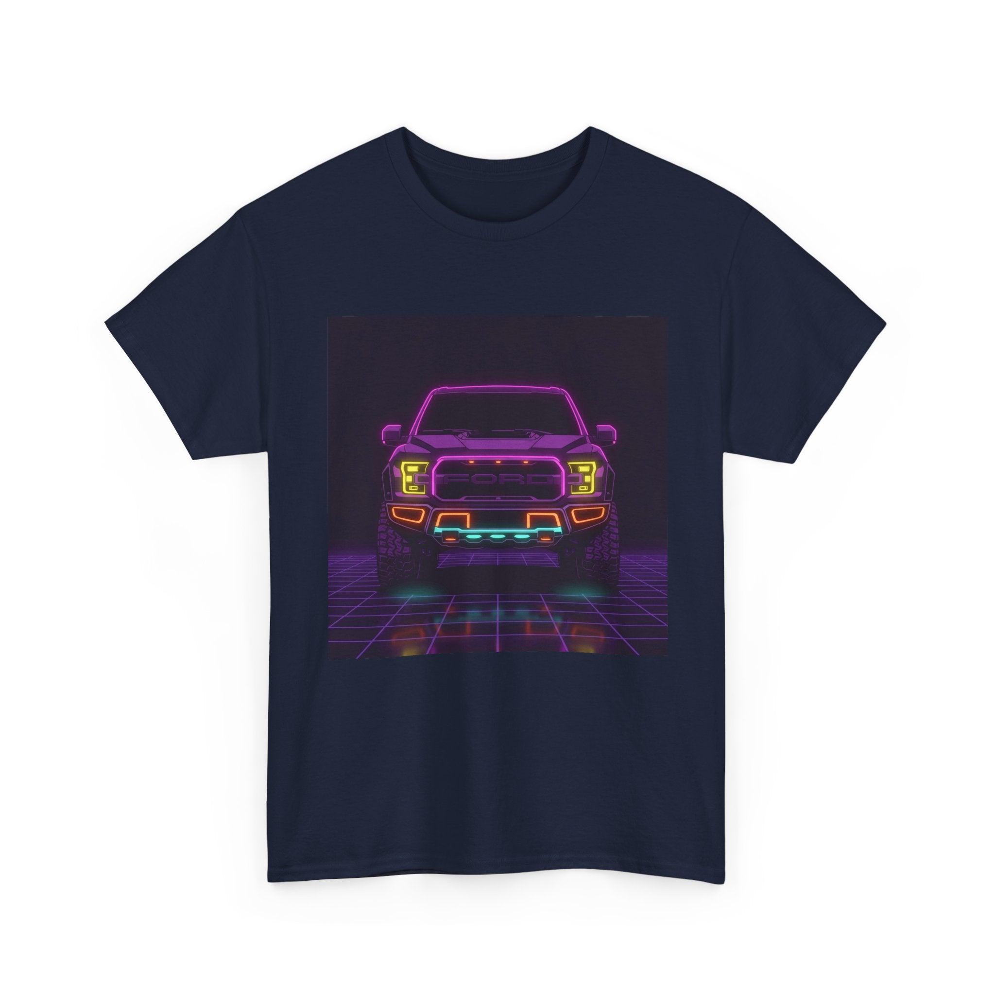 Ford F-150 Raptor Gen 2 Neon Synthwave Unisex Tee
