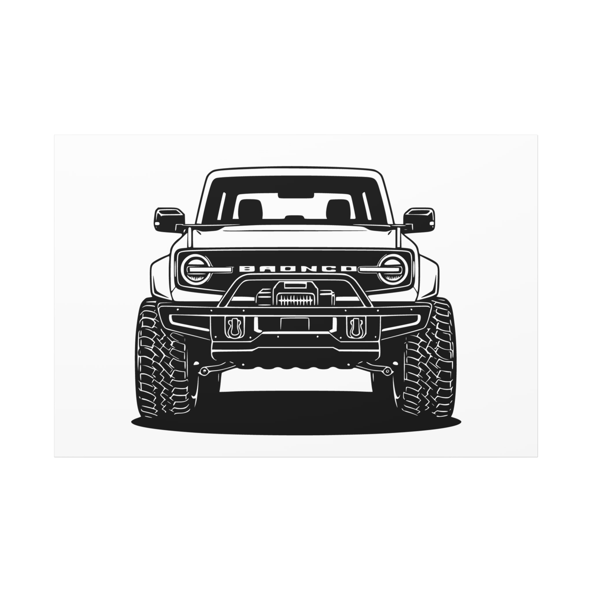 Ford Bronco (2021+) Canvas Wall Art