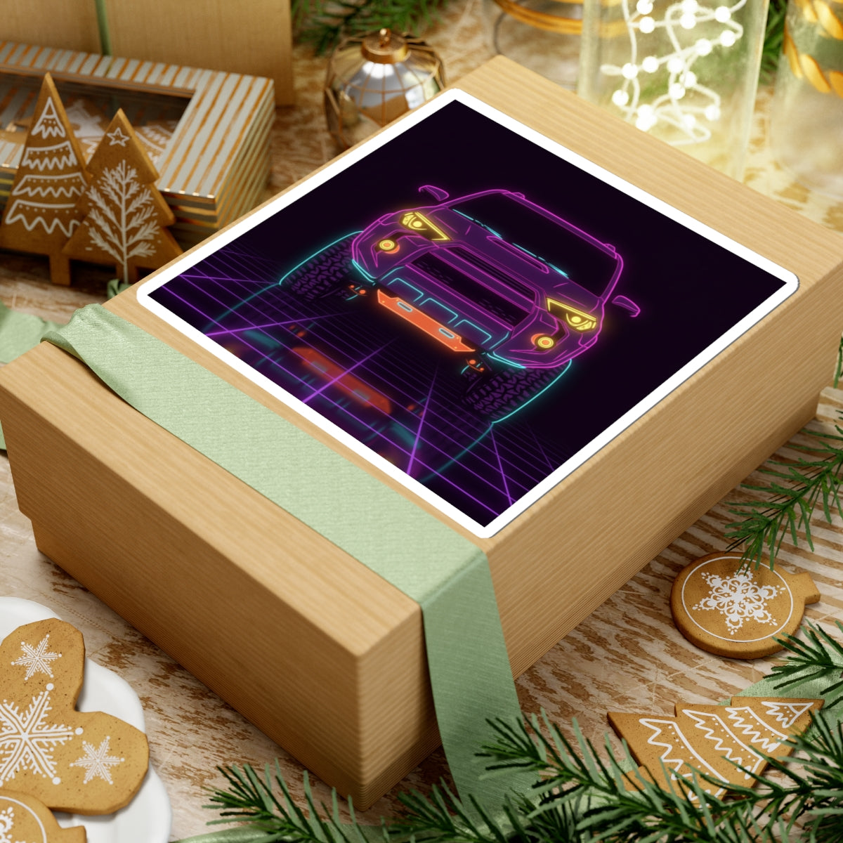 Toyota 4Runner TRD Pro Neon Synthwave Sticker