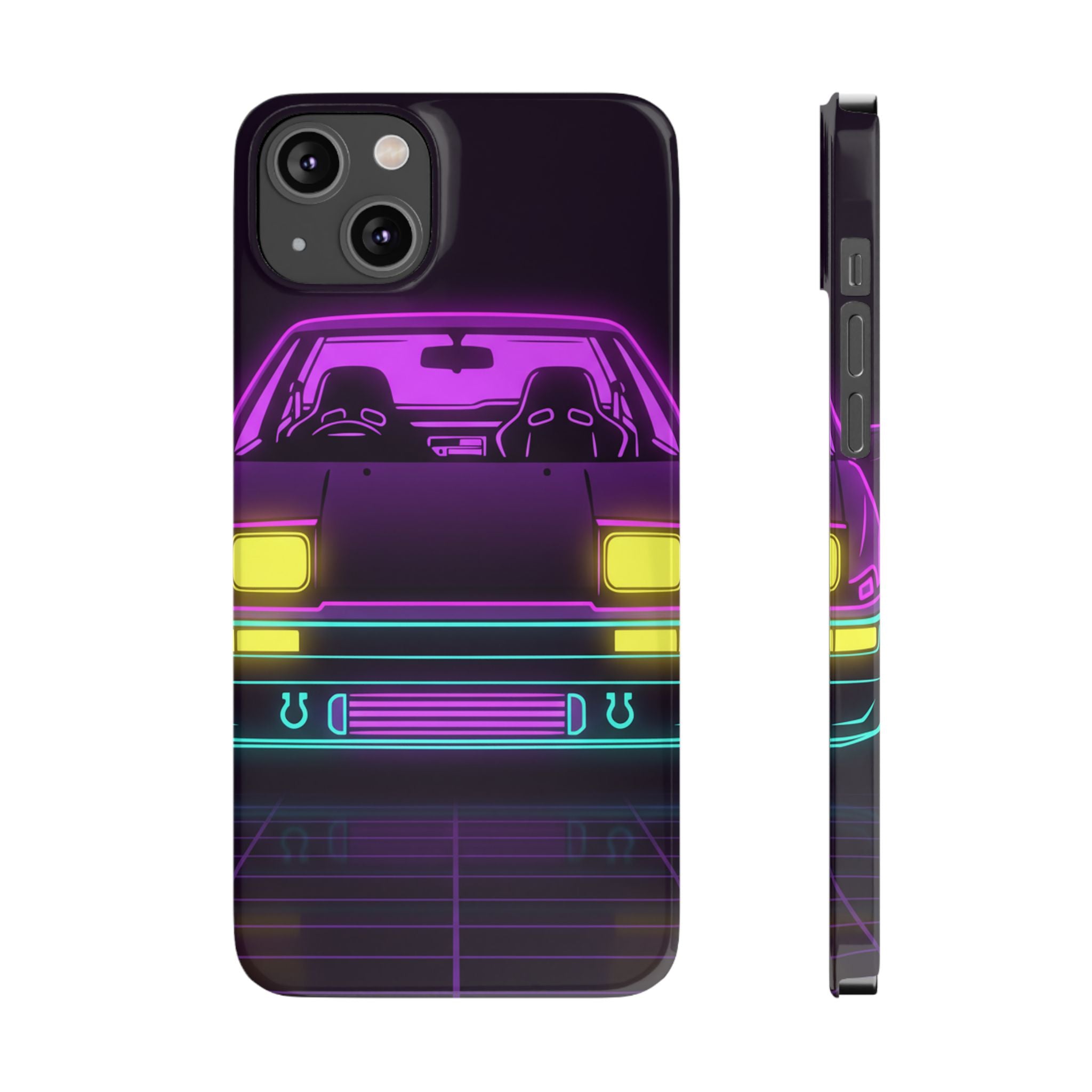 Toyota AE86 (1983-87) Neon Synthwave Phone Case