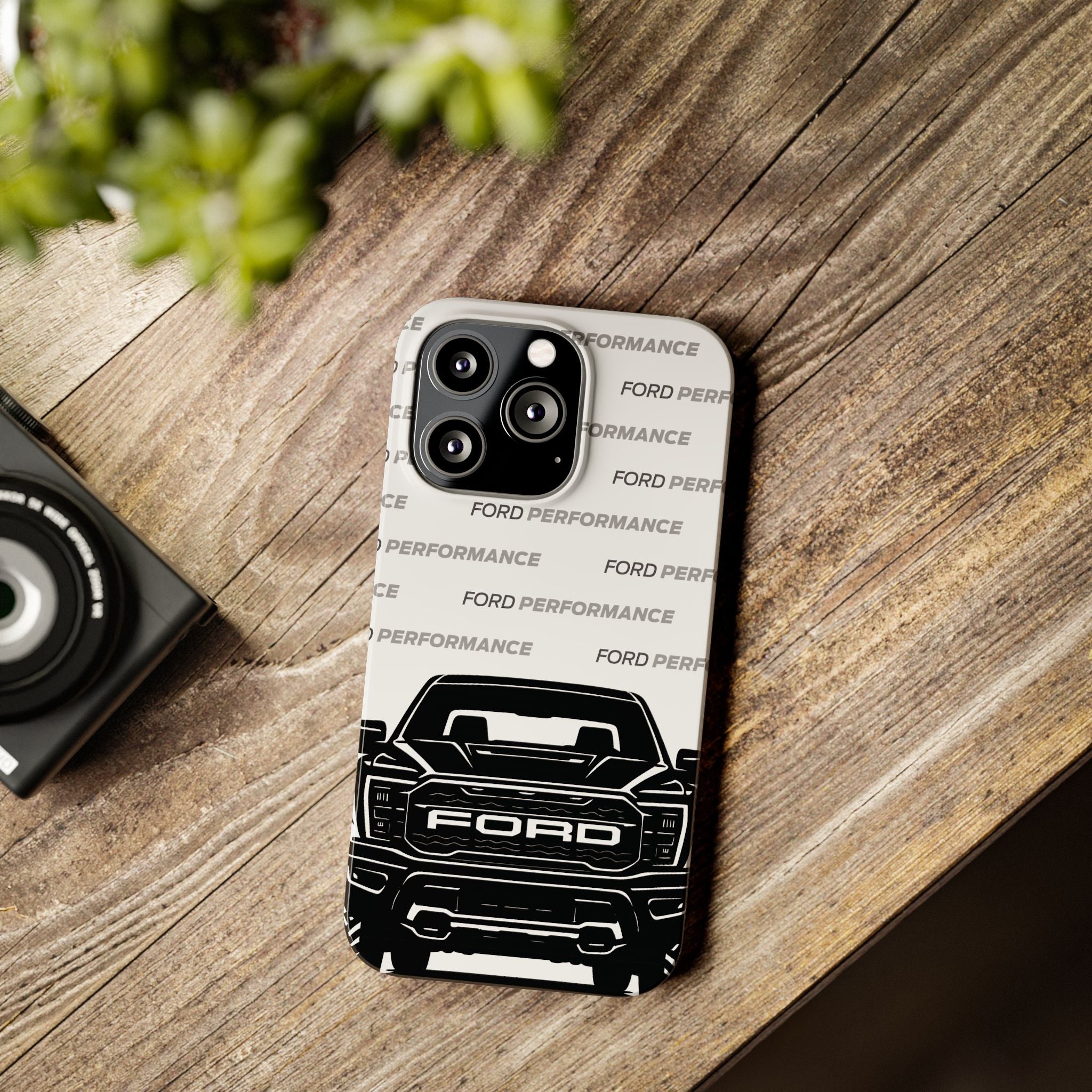 Ford Raptor (Gen 3) Slim Phone Case Greyscale