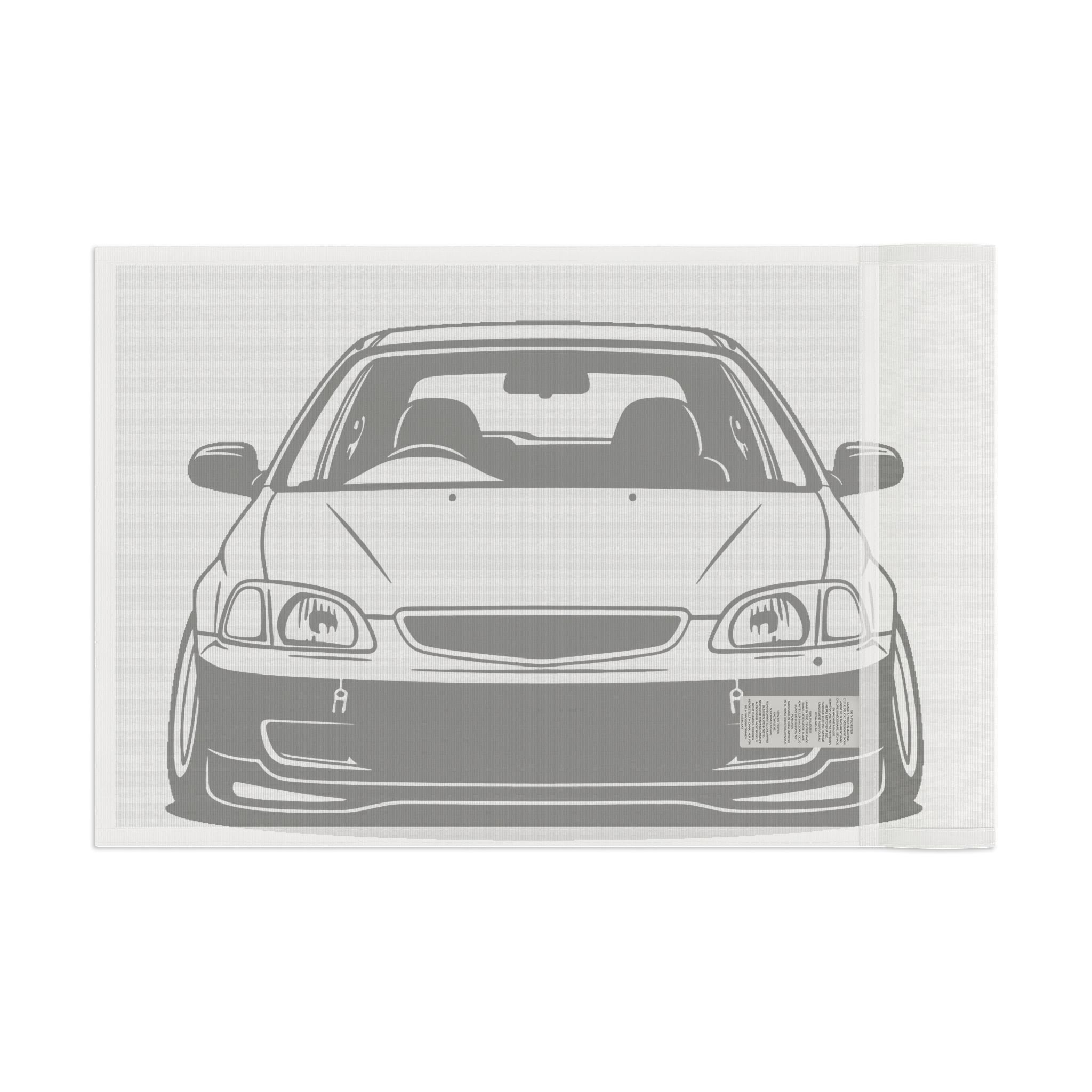 Honda Civic EK Hatch Garage Flag