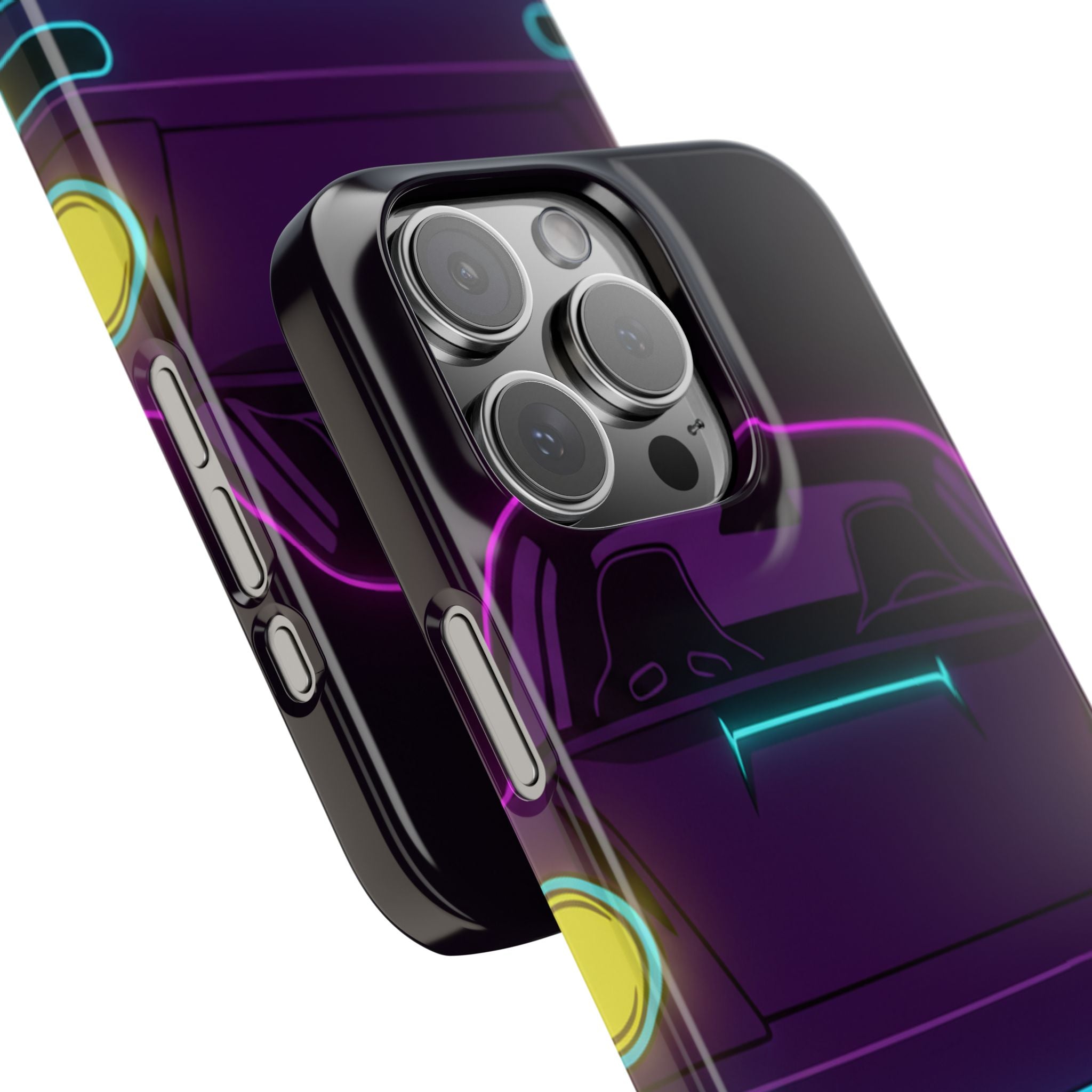 Porsche 964 Singer Neon Synthwave Phone Case