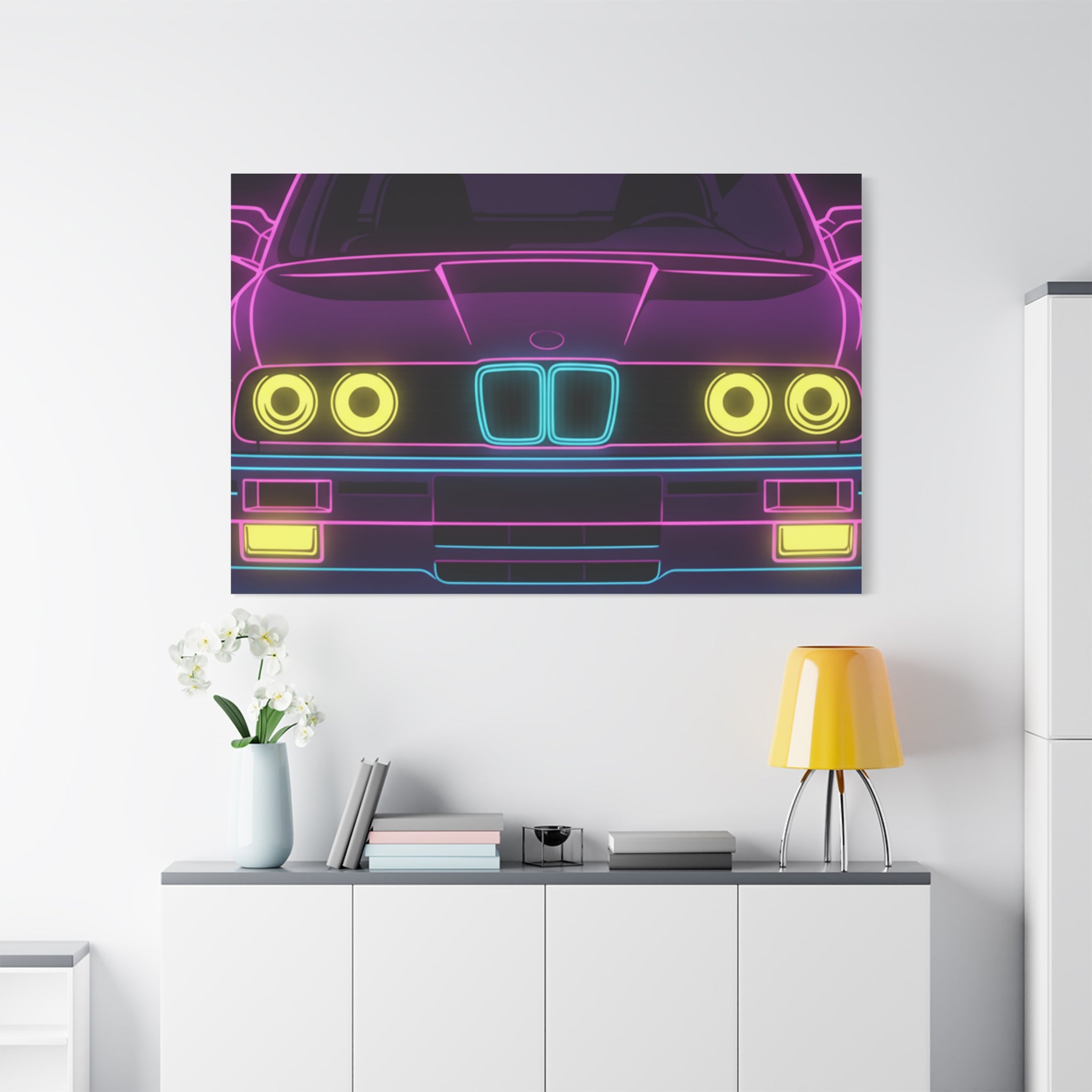 BMW E30 Canvas Wall Art