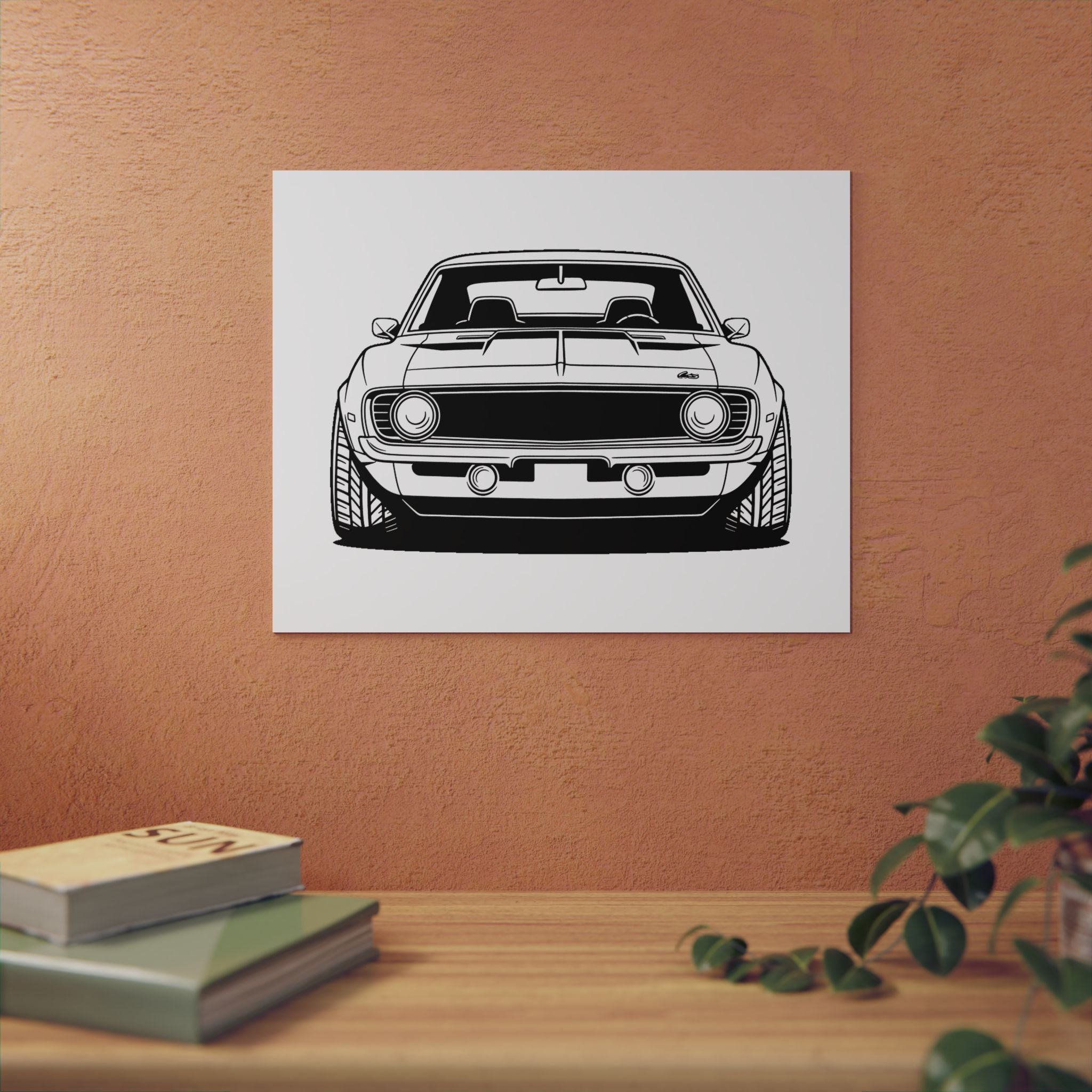 1969 Chevrolet Camaro SS Metal Wall Sign