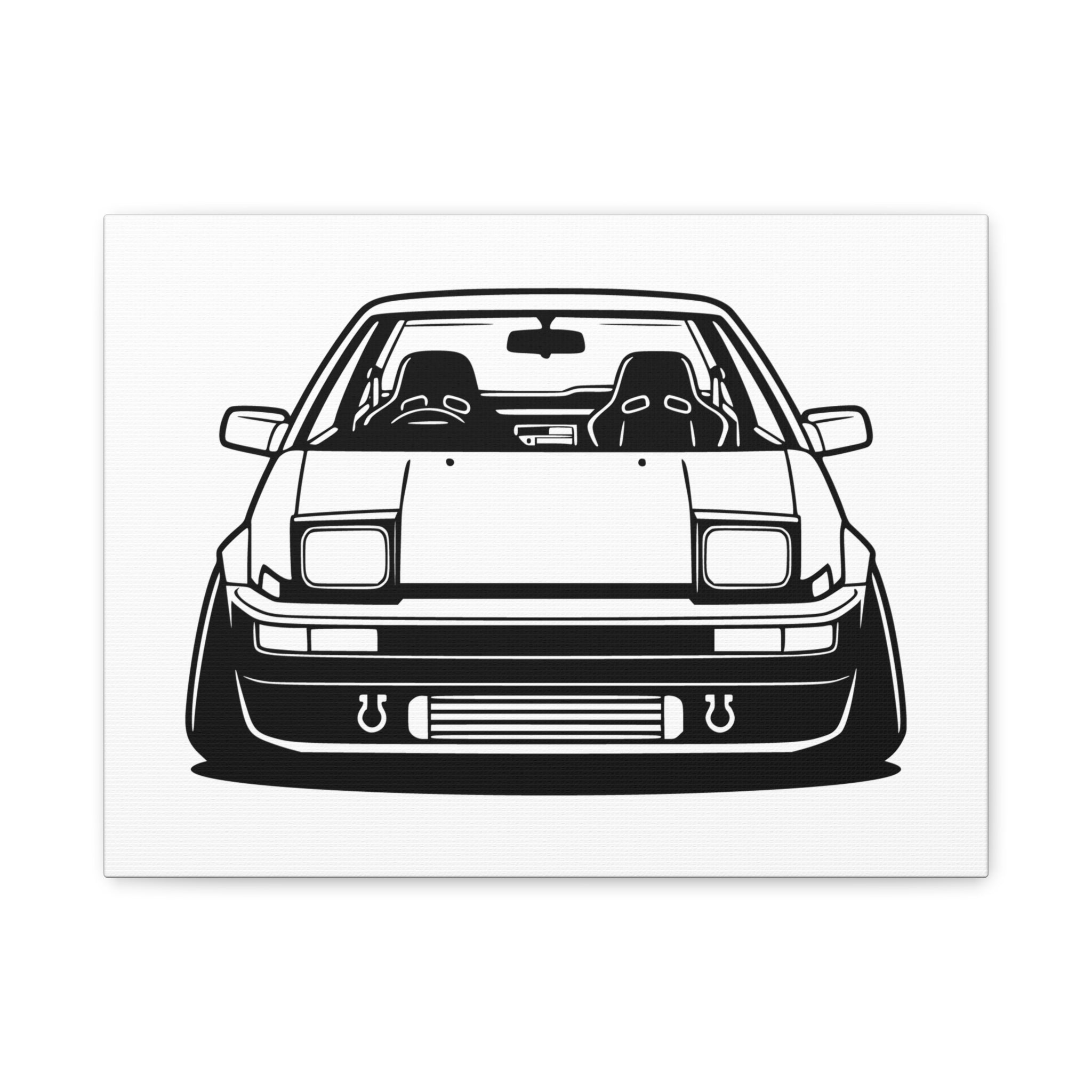 Toyota AE86 (1983-87) Canvas Wall Art