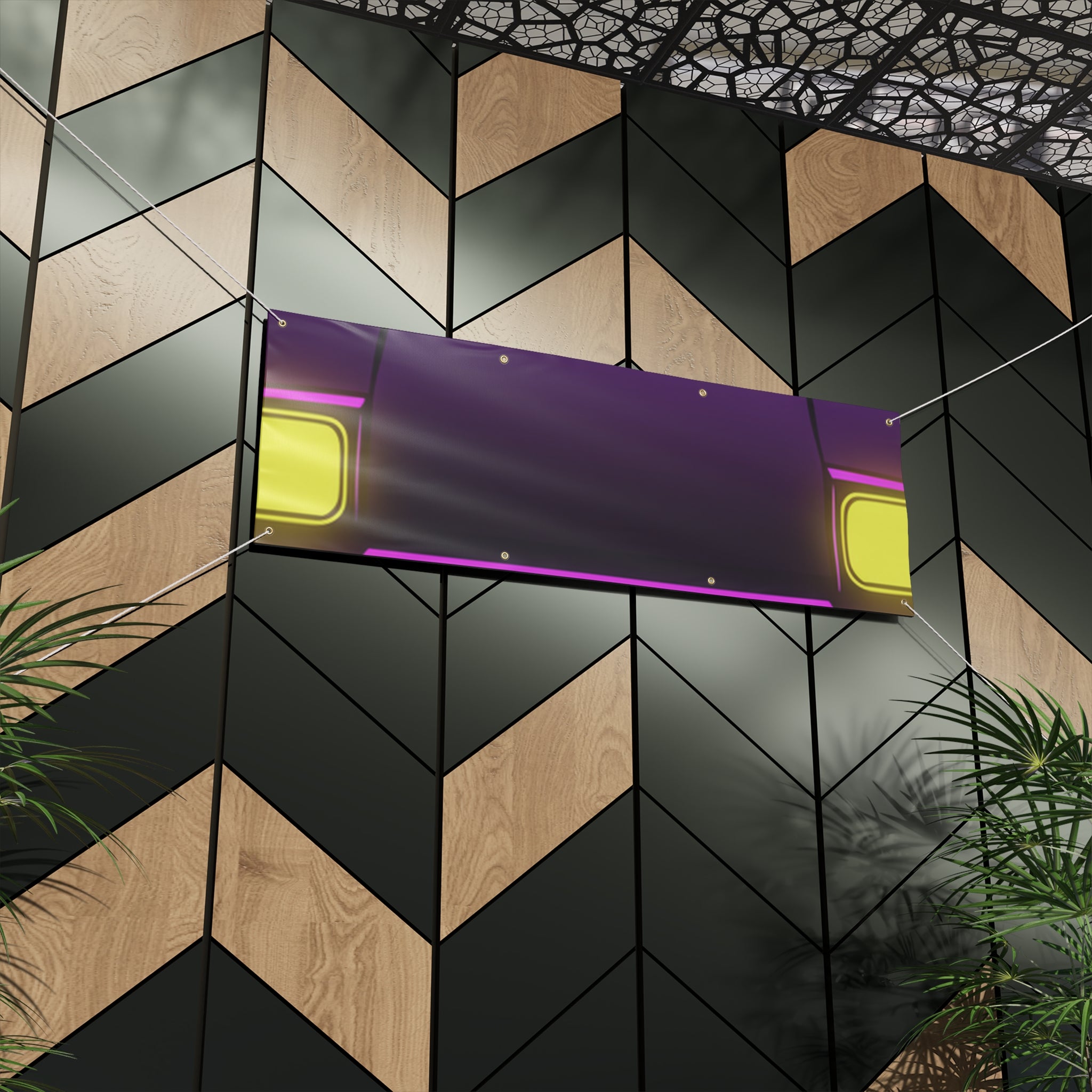 Toyota AE86 (1983-87) Neon Synthwave Banner