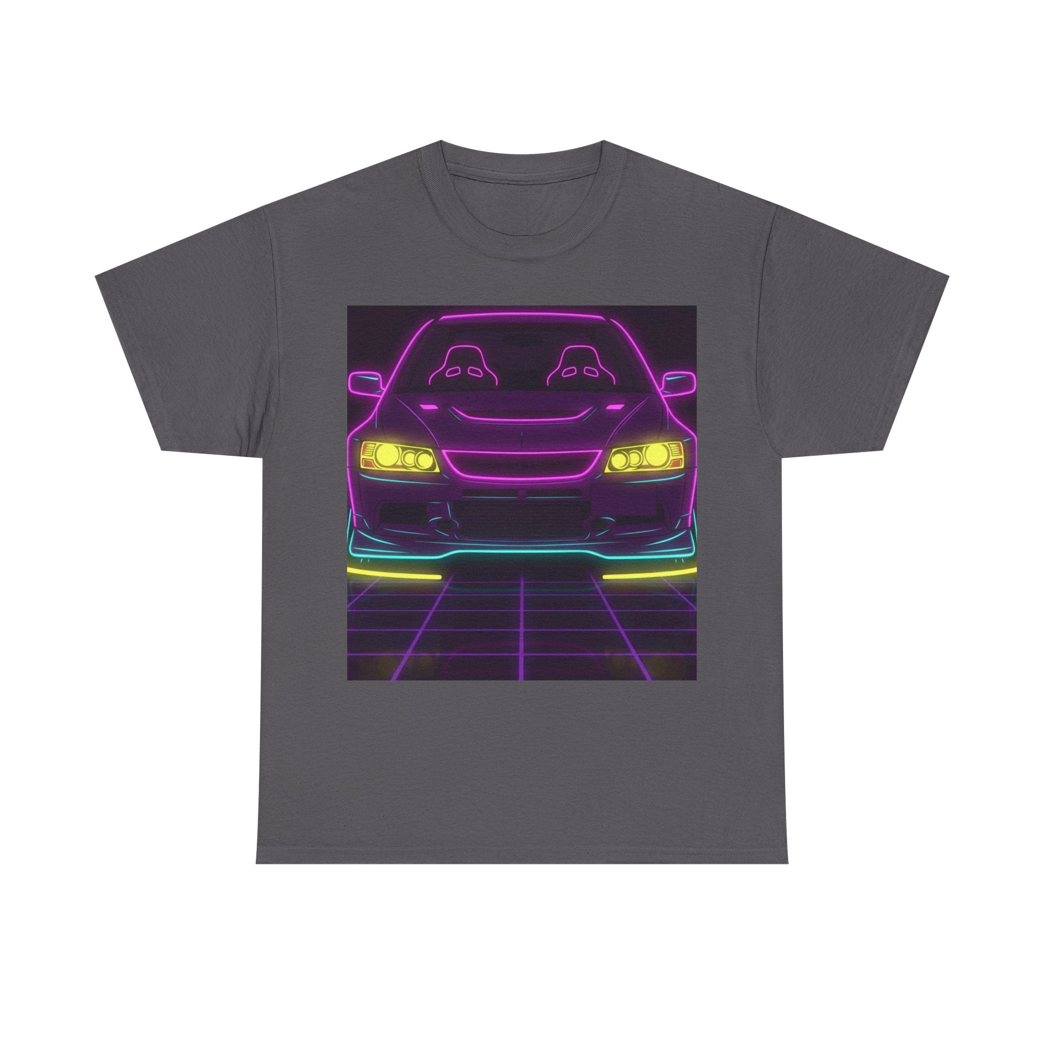 Mitsubishi Evo IX (2005-07) Neon Synthwave Unisex Tee