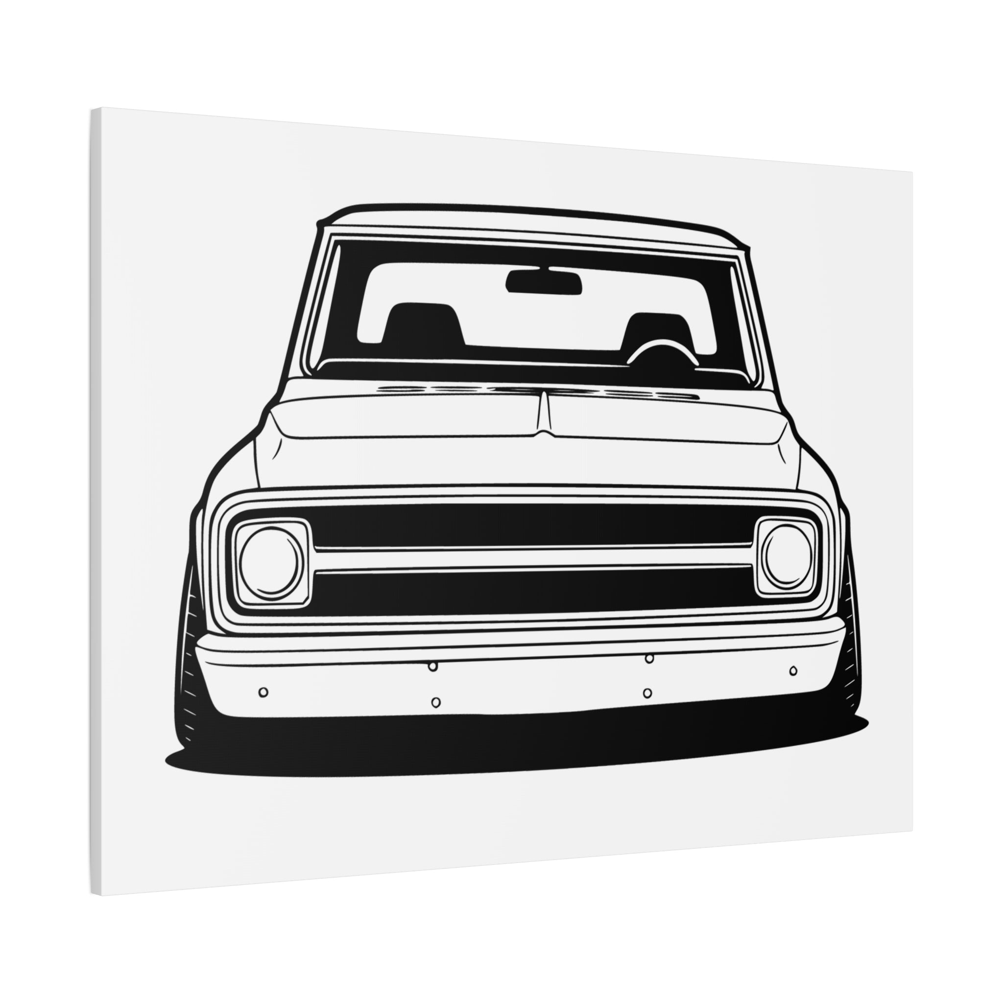Chevy C10 Pickup (1967-72) Pro-Touring Canvas Wall Art