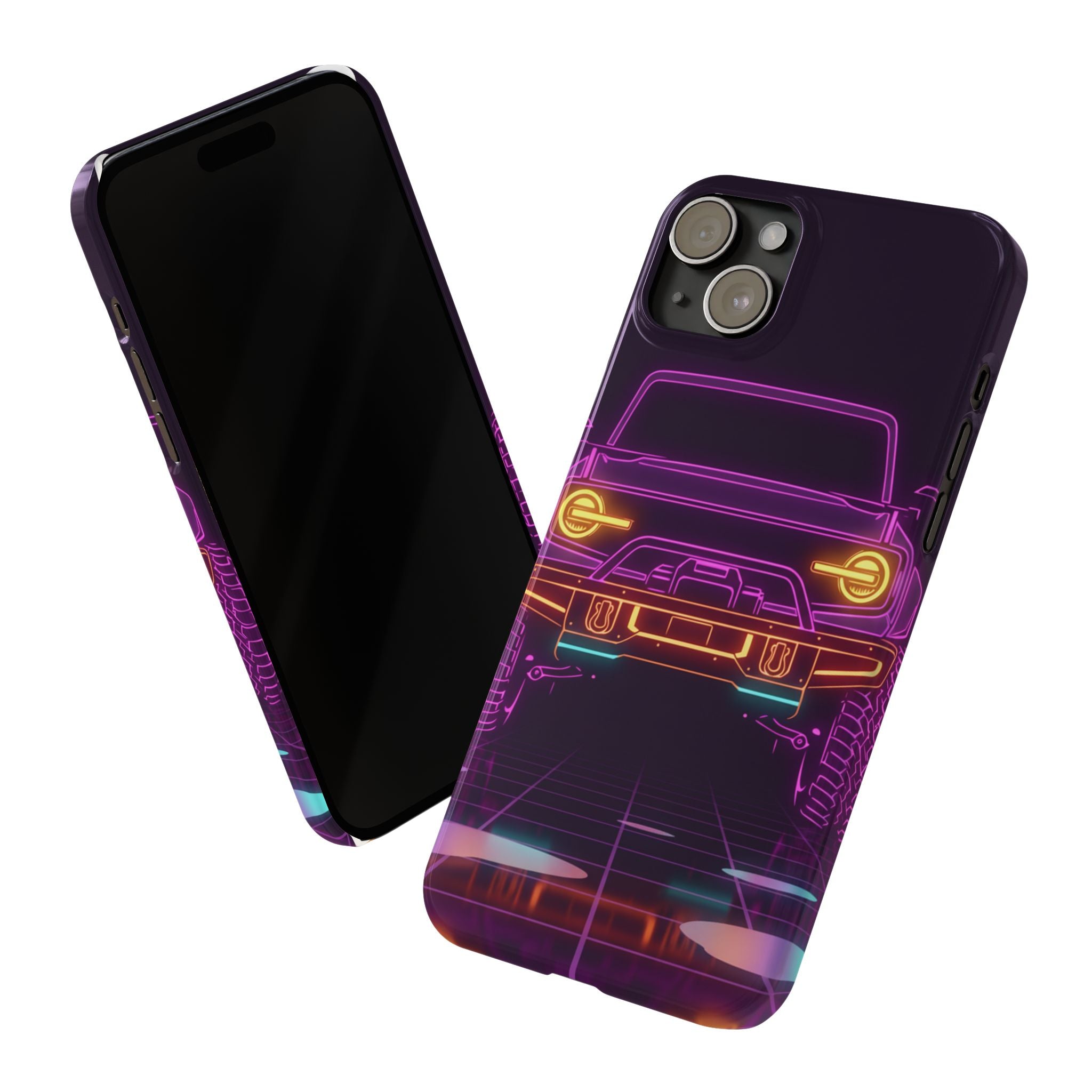Ford Bronco (2021+) Neon Synthwave Phone Case
