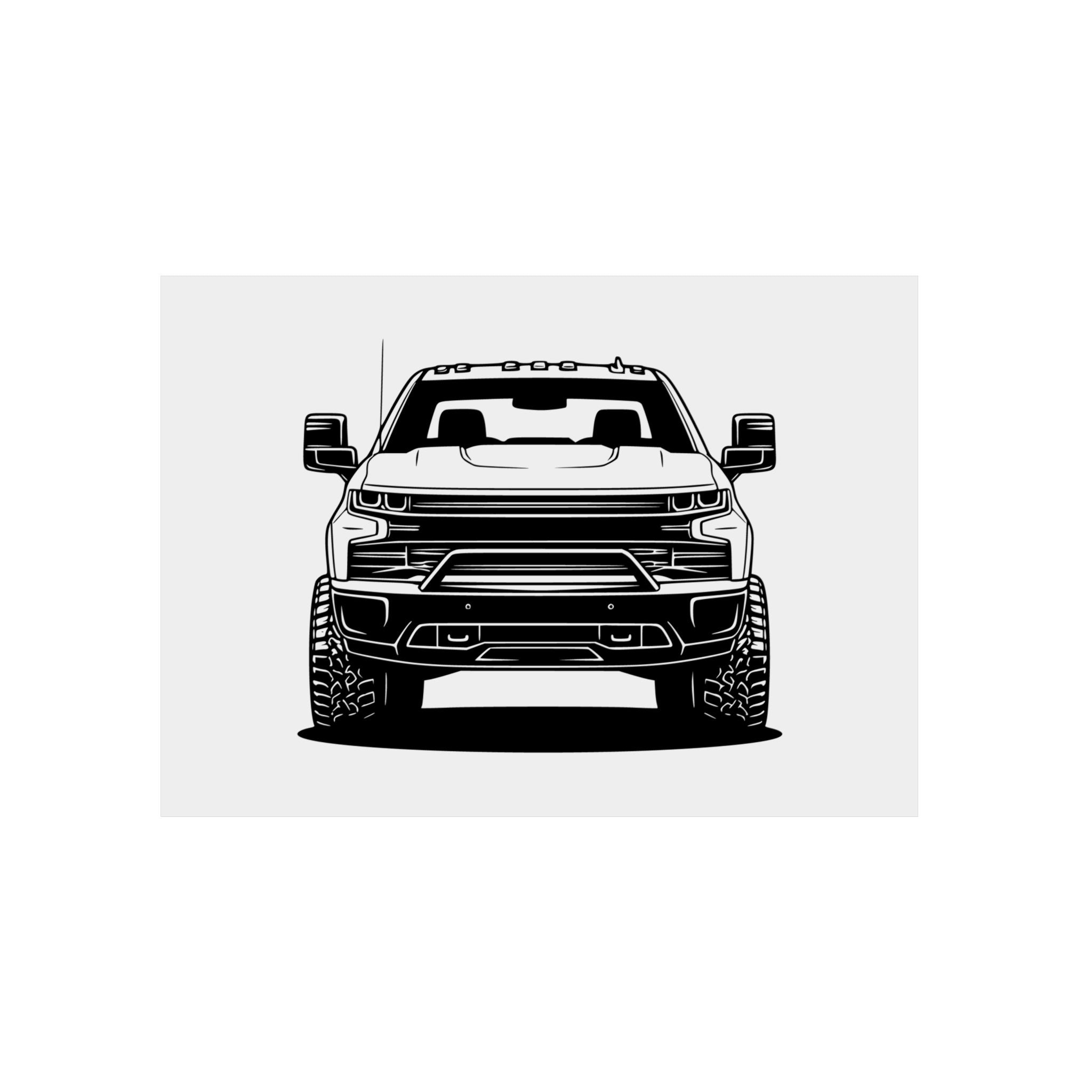 Chevy Silverado Trail Boss (2019+) Metal Wall Sign