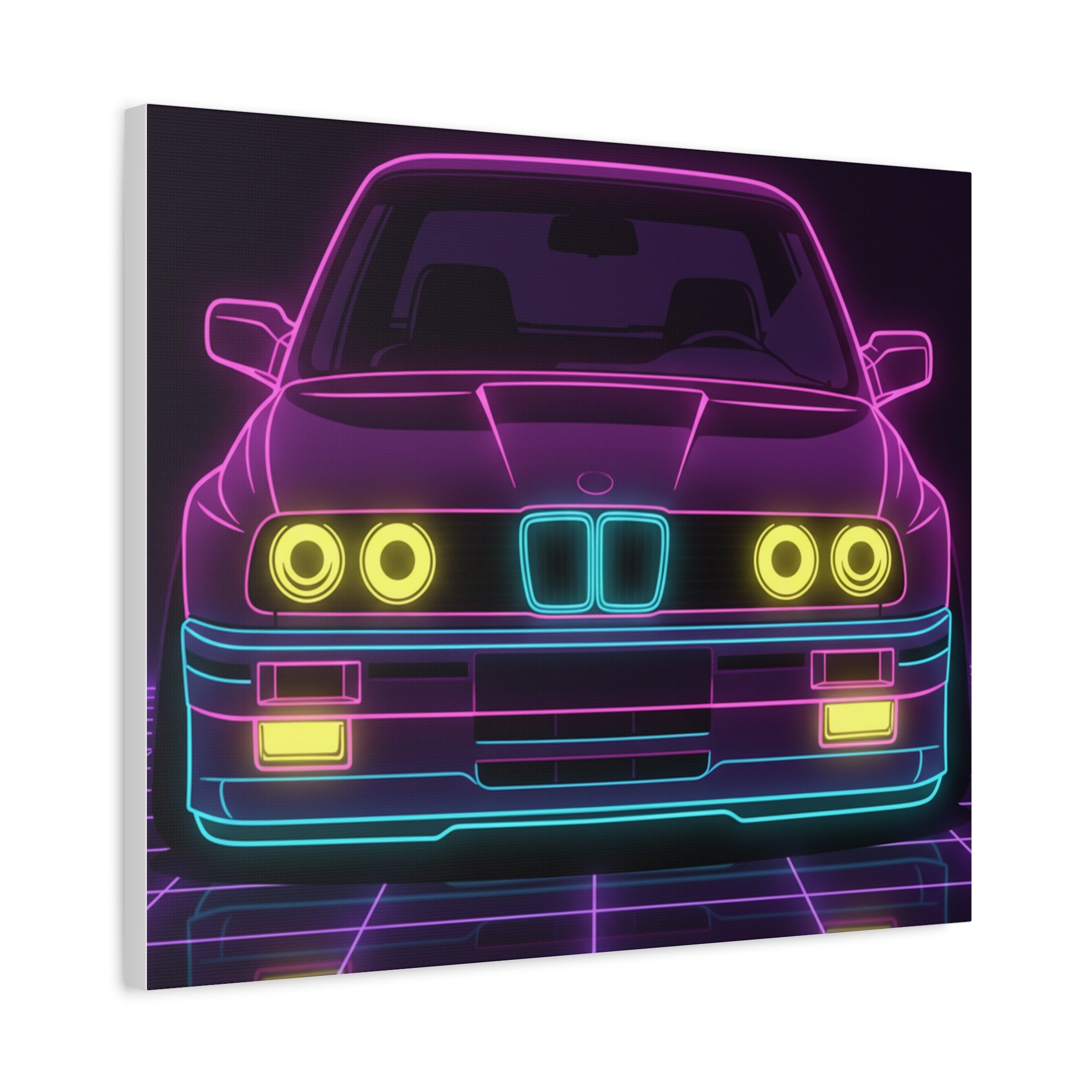 BMW E30 Canvas Wall Art
