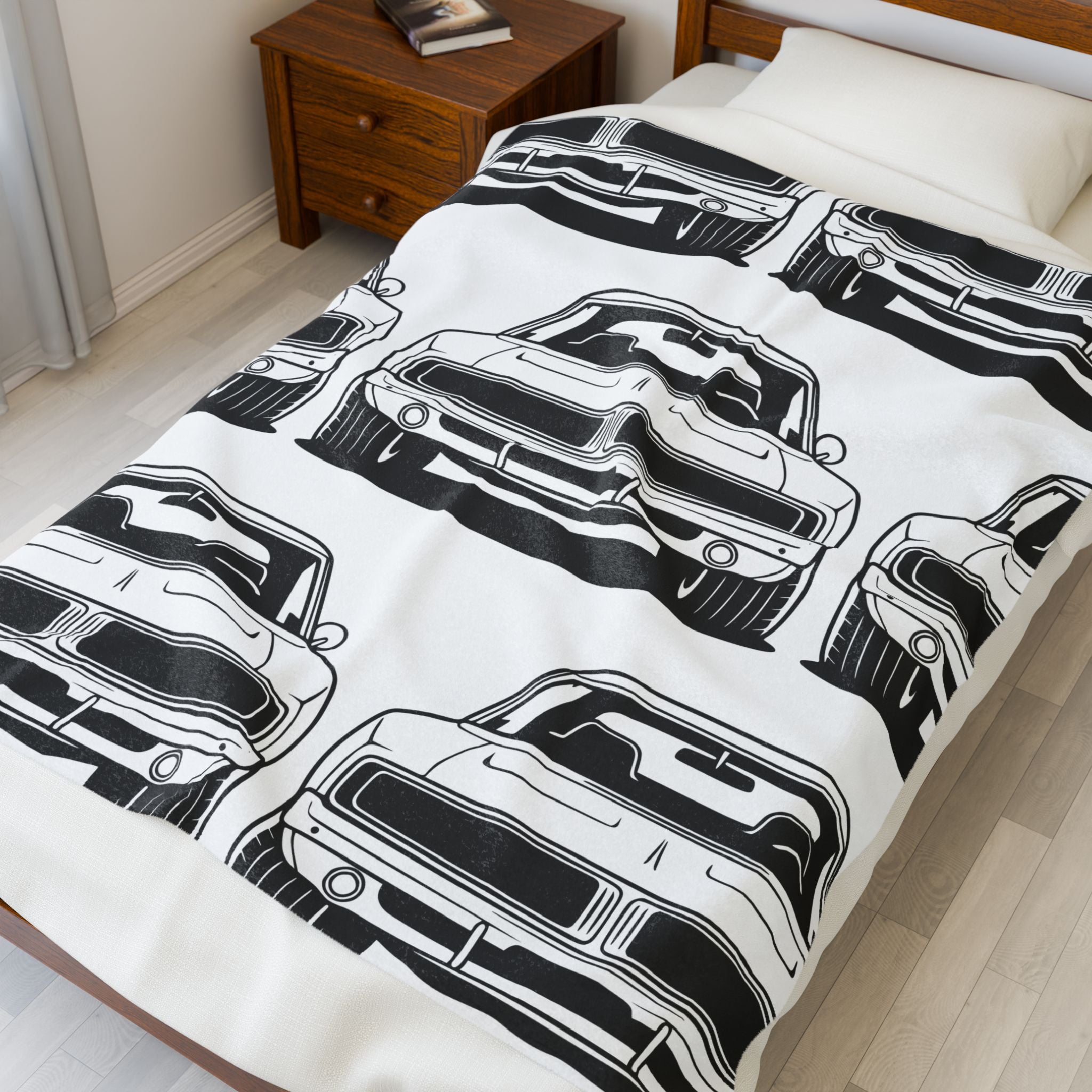 Dodge Charger R/T (1968-70) Resto-Mod Velveteen Plush Blanket
