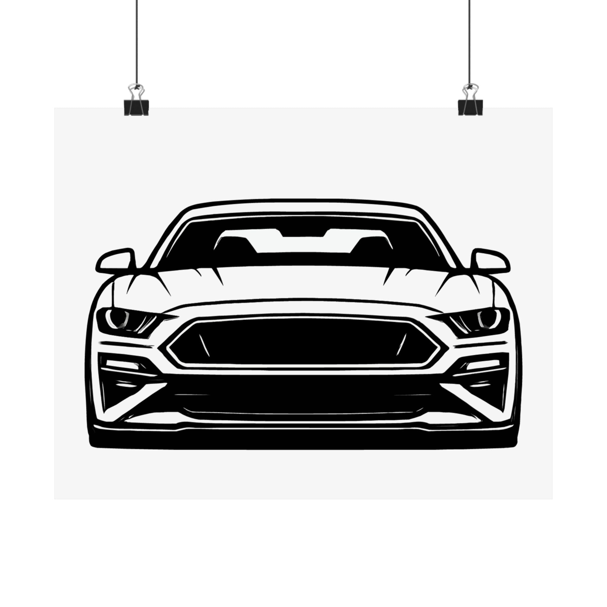 Ford Mustang GT500 Poster