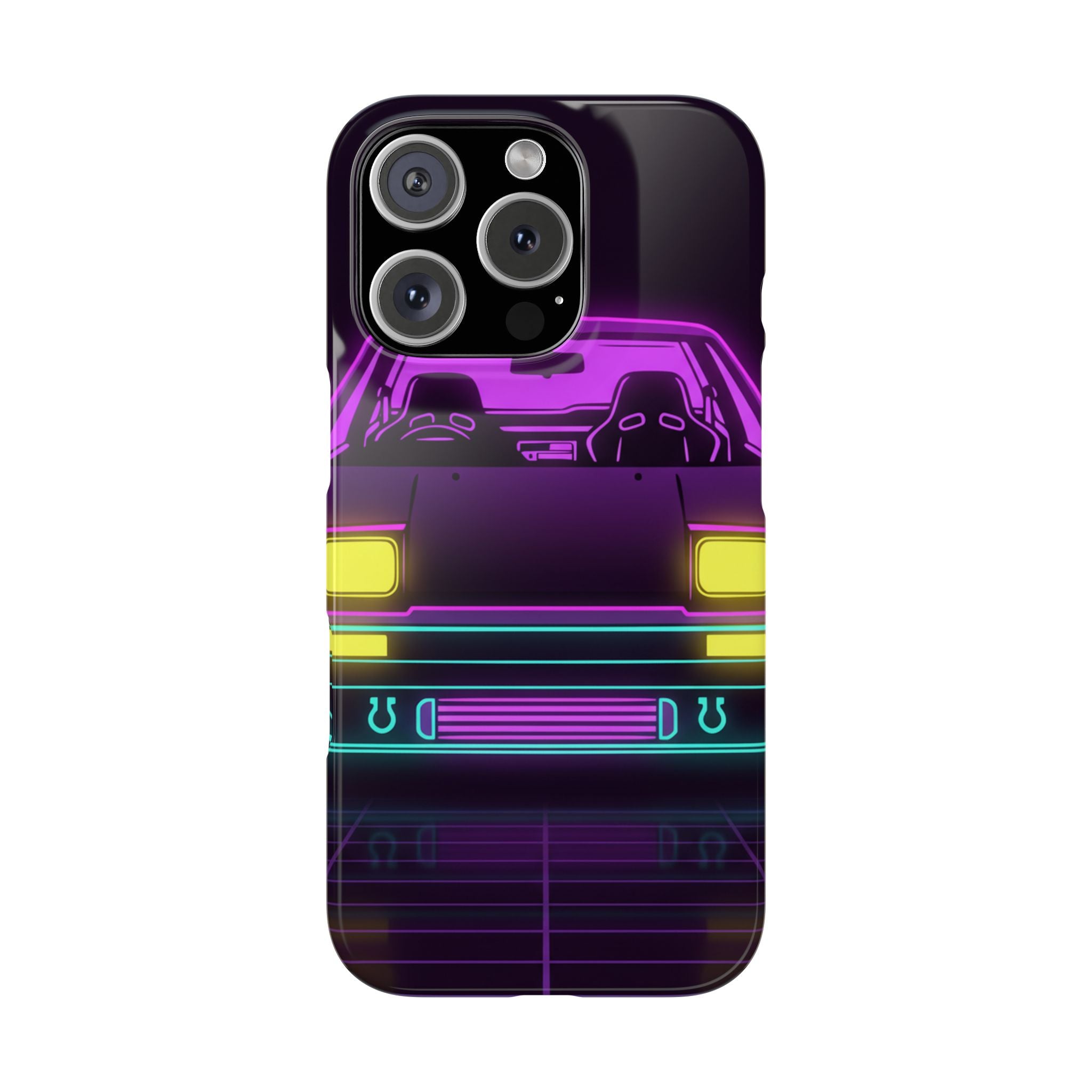 Toyota AE86 (1983-87) Neon Synthwave Phone Case