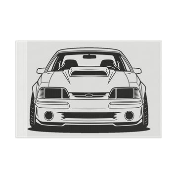 Ford Mustang Fox Body GT Garage Flag