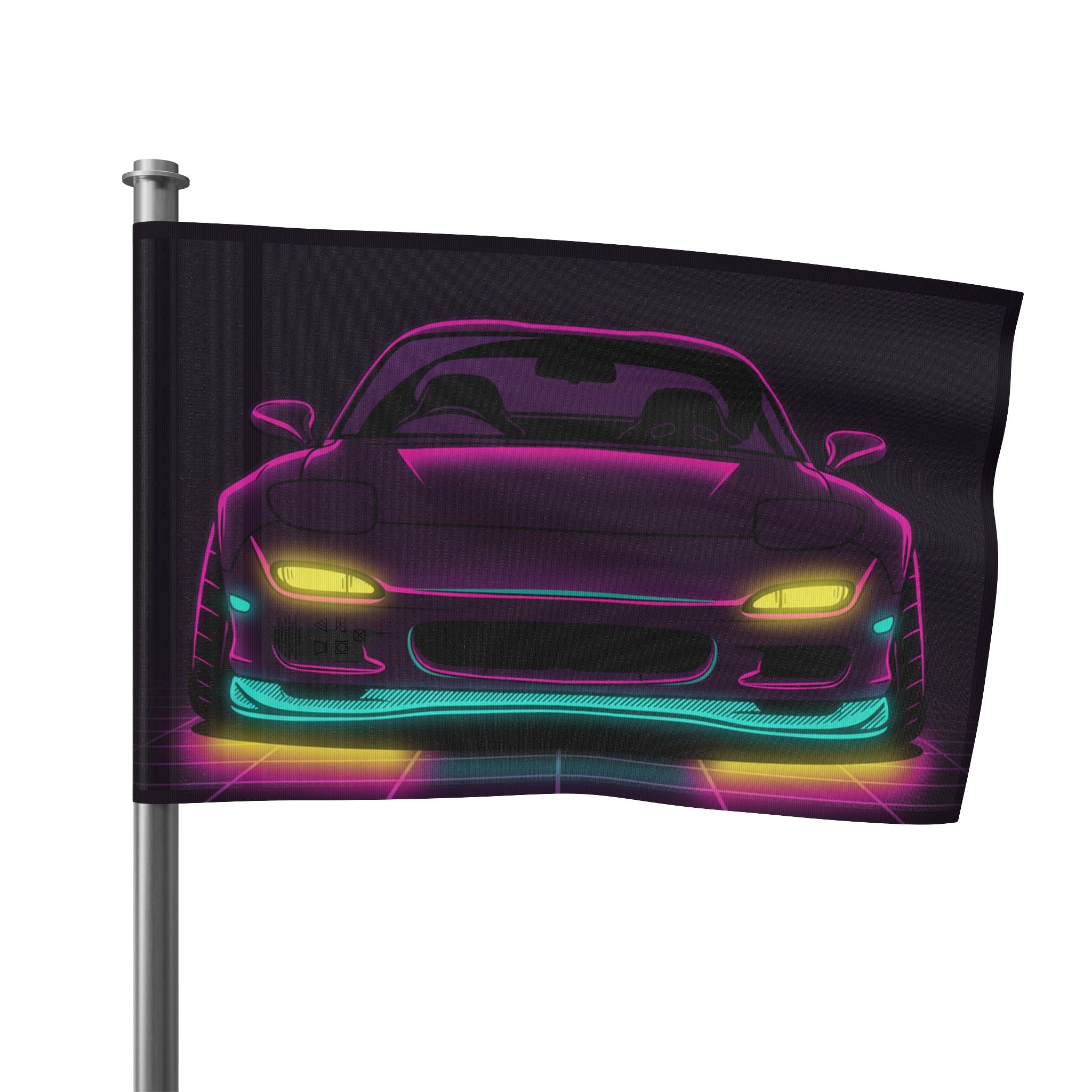 Mazda RX-7 FD Garage Flag