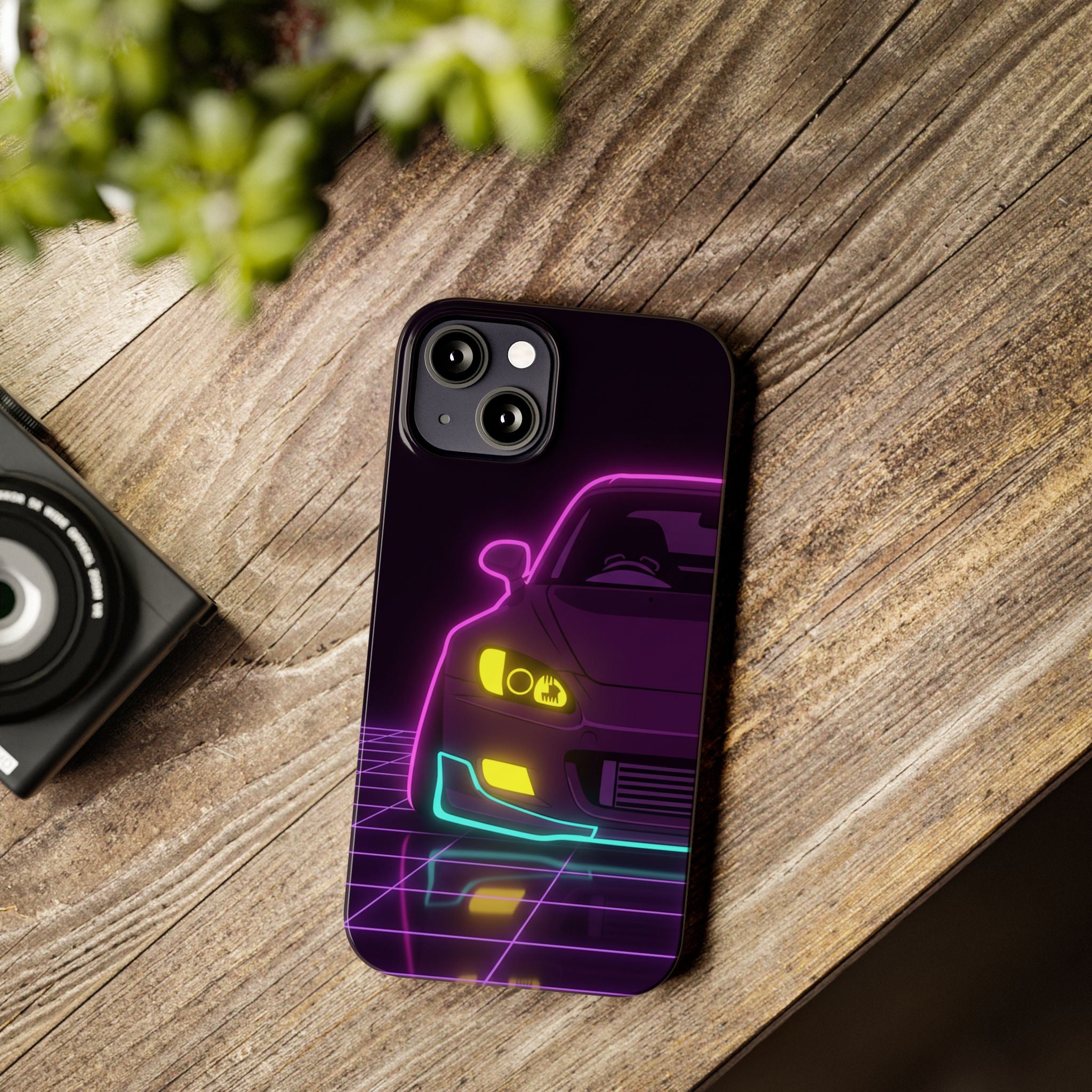 Honda S2000 (1999-09) Neon Synthwave Phone Case