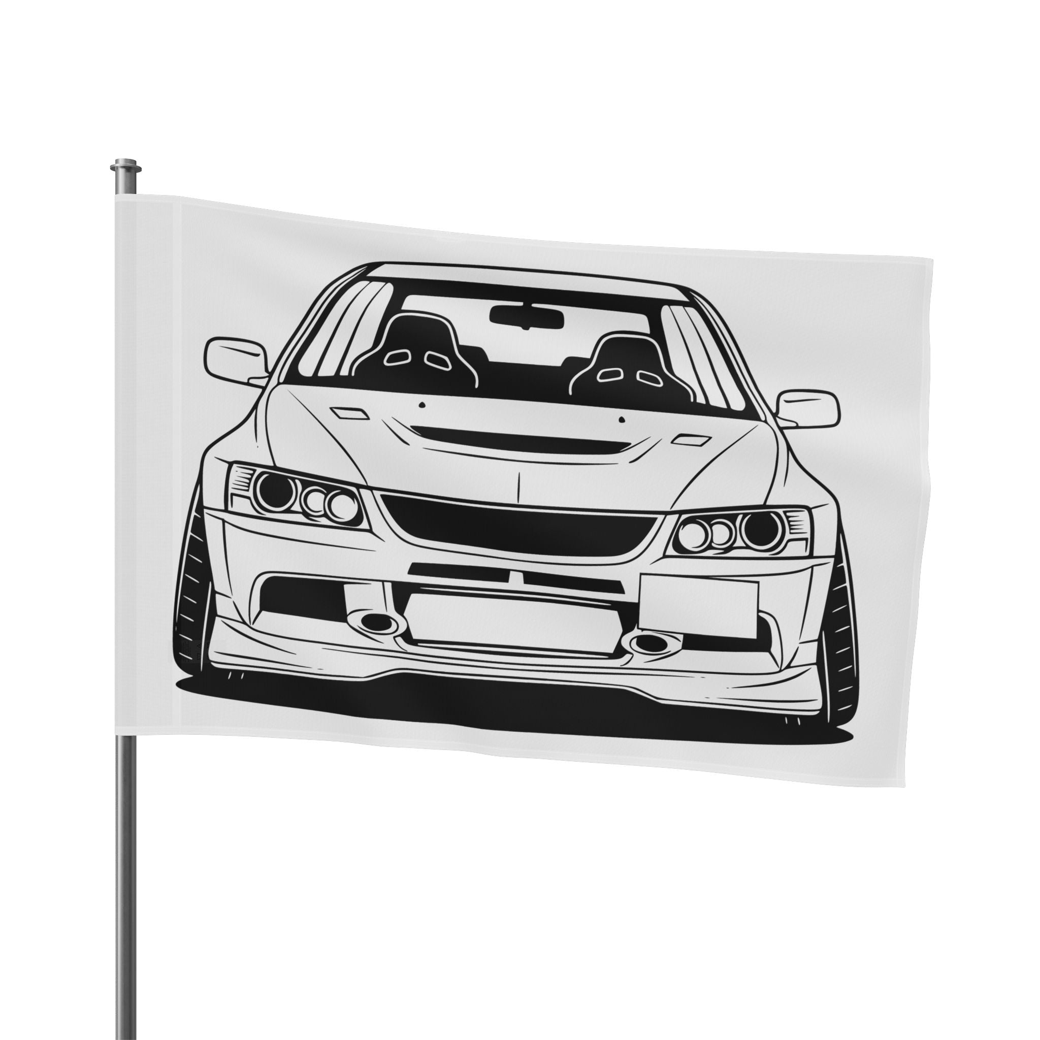 Mitsubishi Evo IX (2005-07) Garage Flag