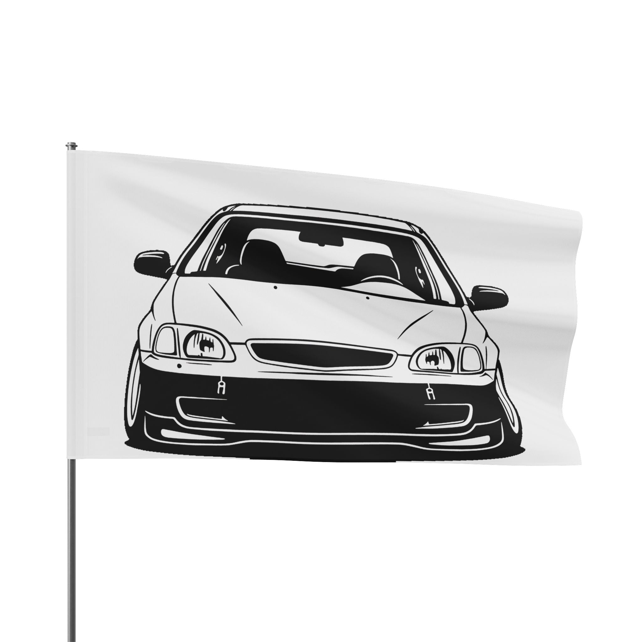 Honda Civic EK Hatch Garage Flag