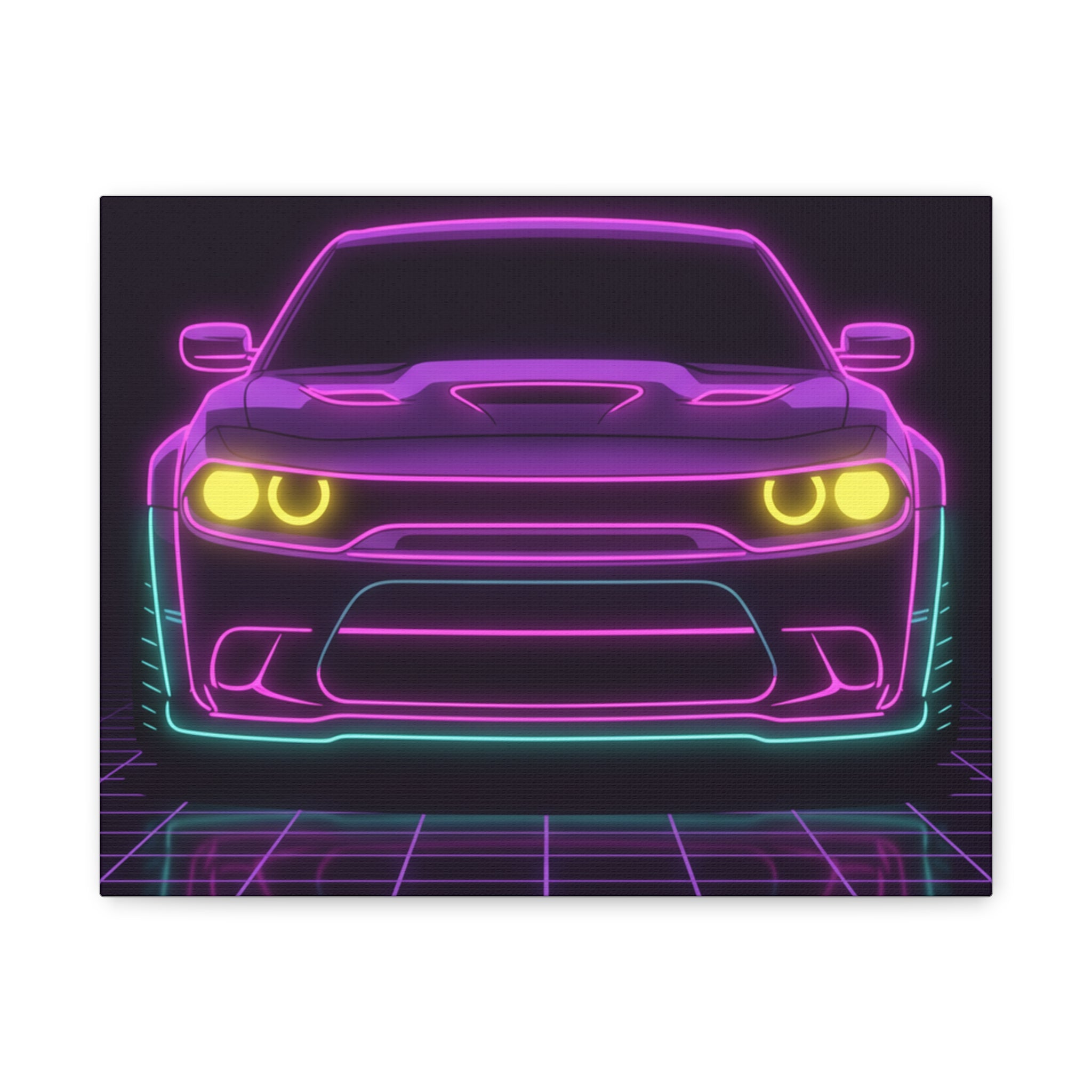 Dodge Challenger SRT Hellcat Canvas Wall Art