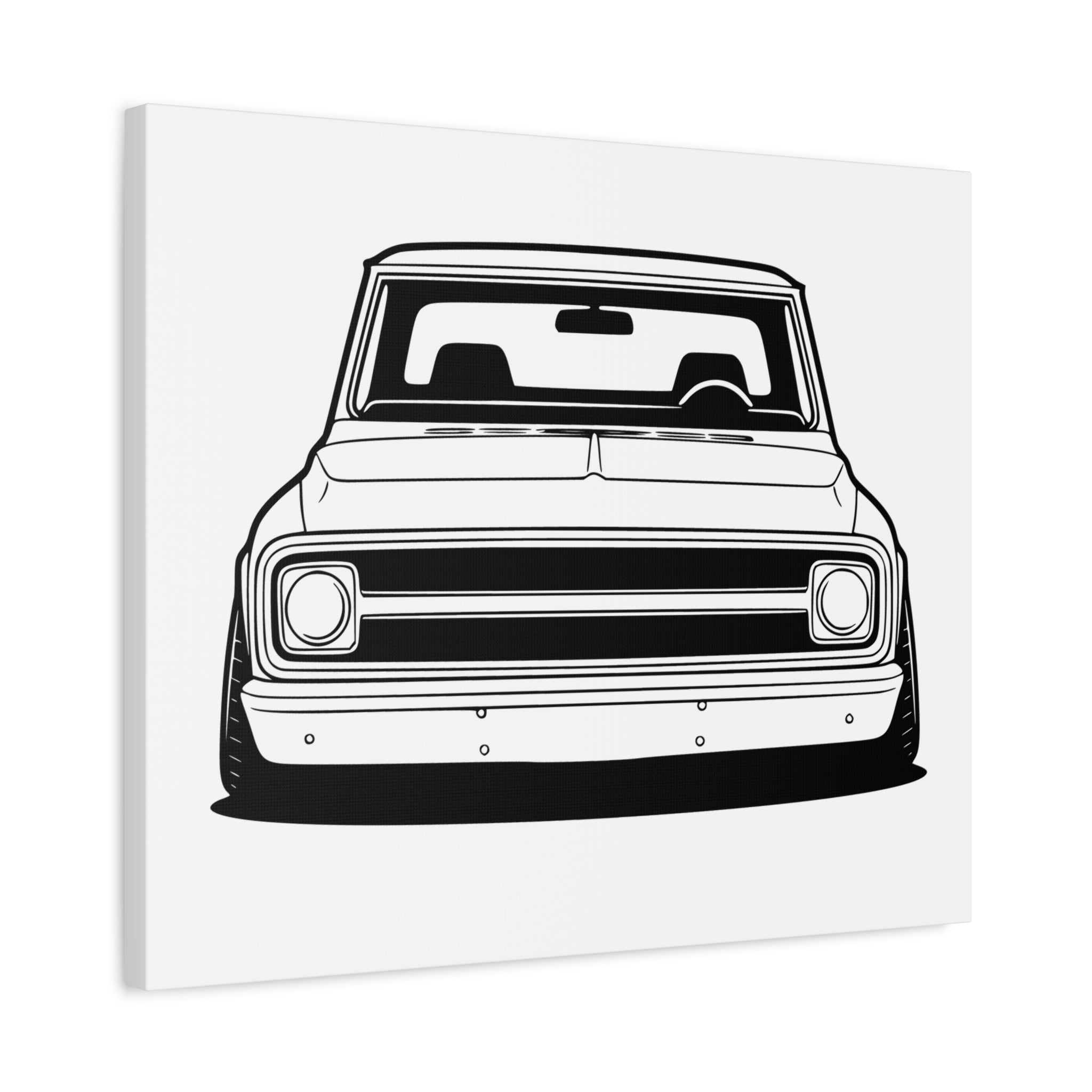 Chevy C10 Pickup (1967-72) Pro-Touring Canvas Wall Art