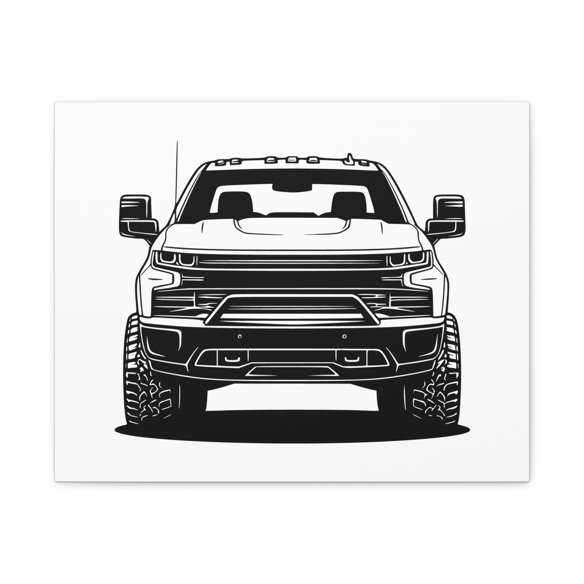 Chevy Silverado Trail Boss (2019+) Canvas Wall Art
