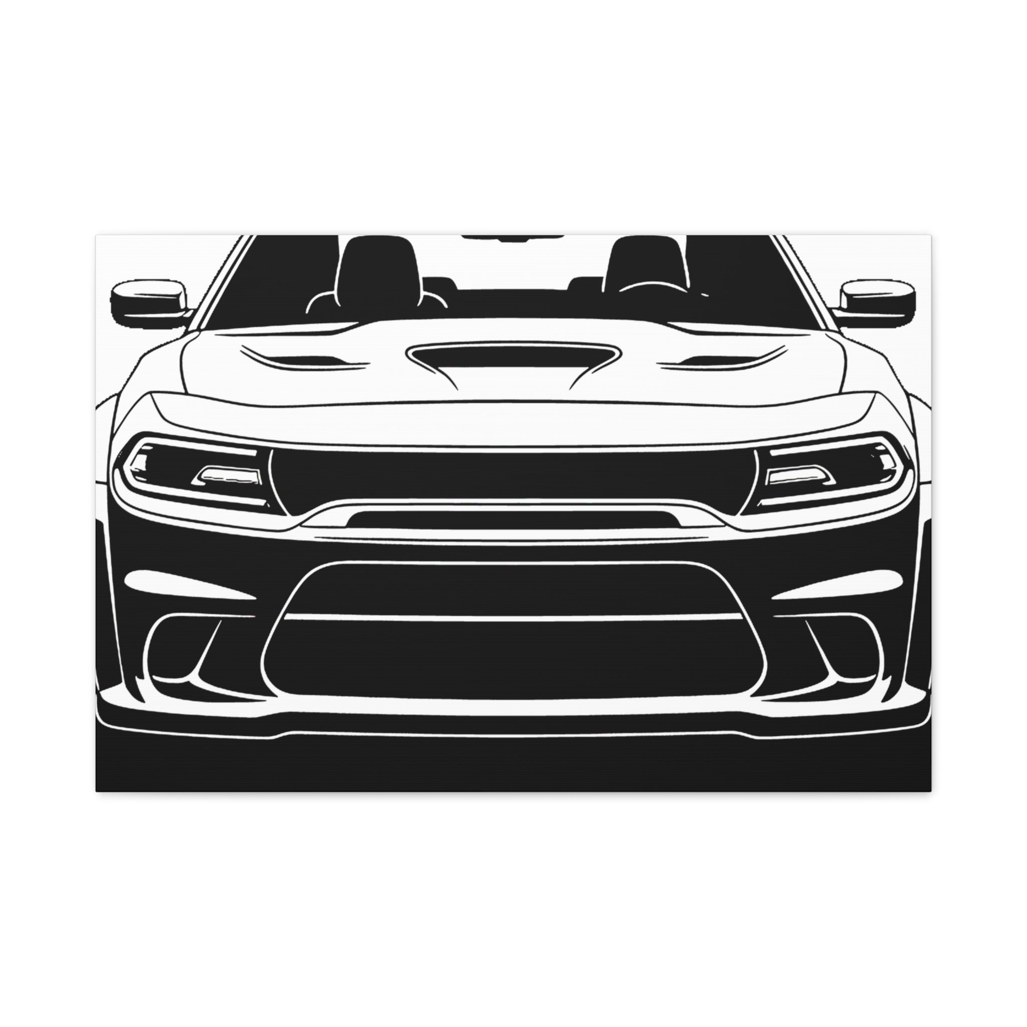 Dodge Challenger SRT Hellcat Canvas Wall Art