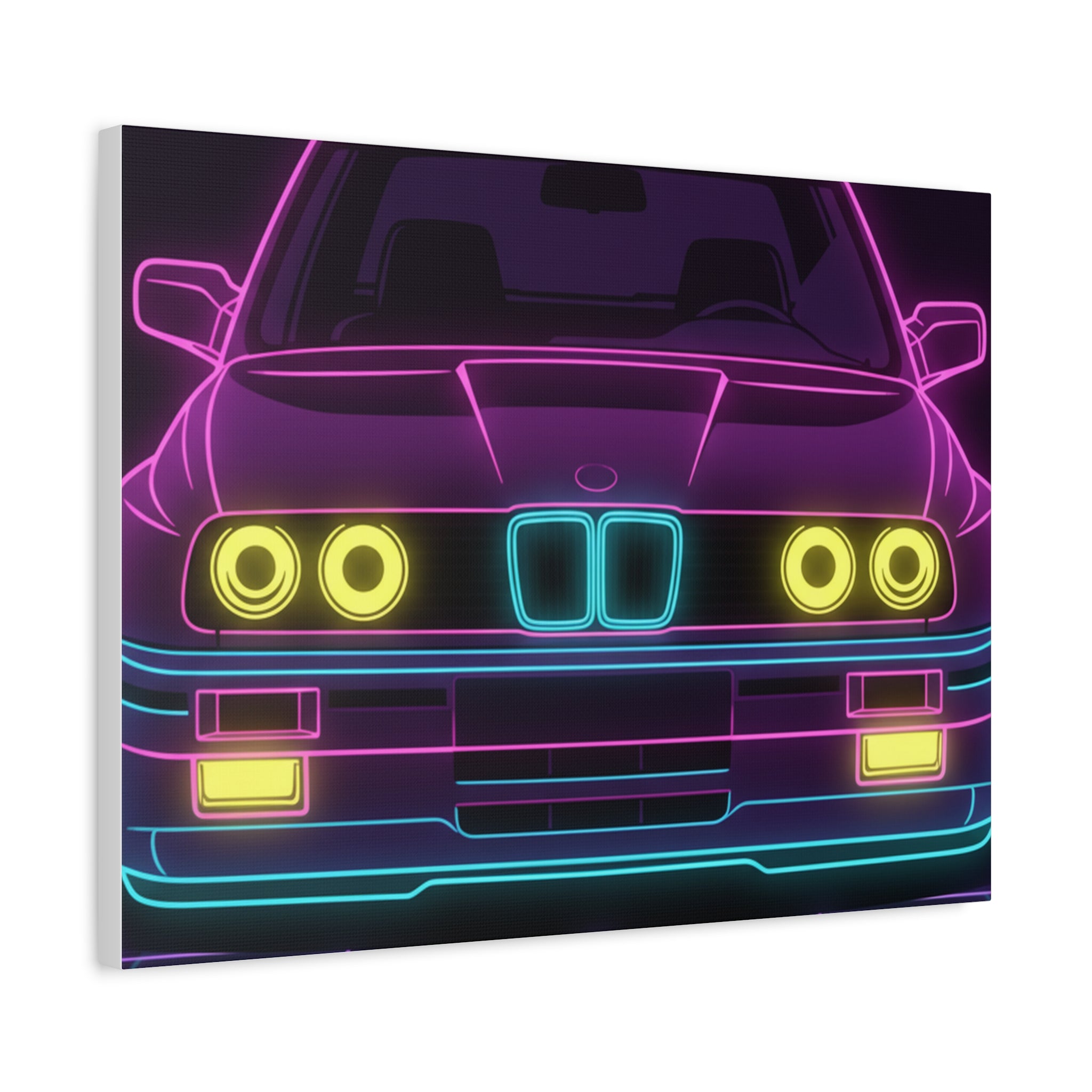 BMW E30 Canvas Wall Art