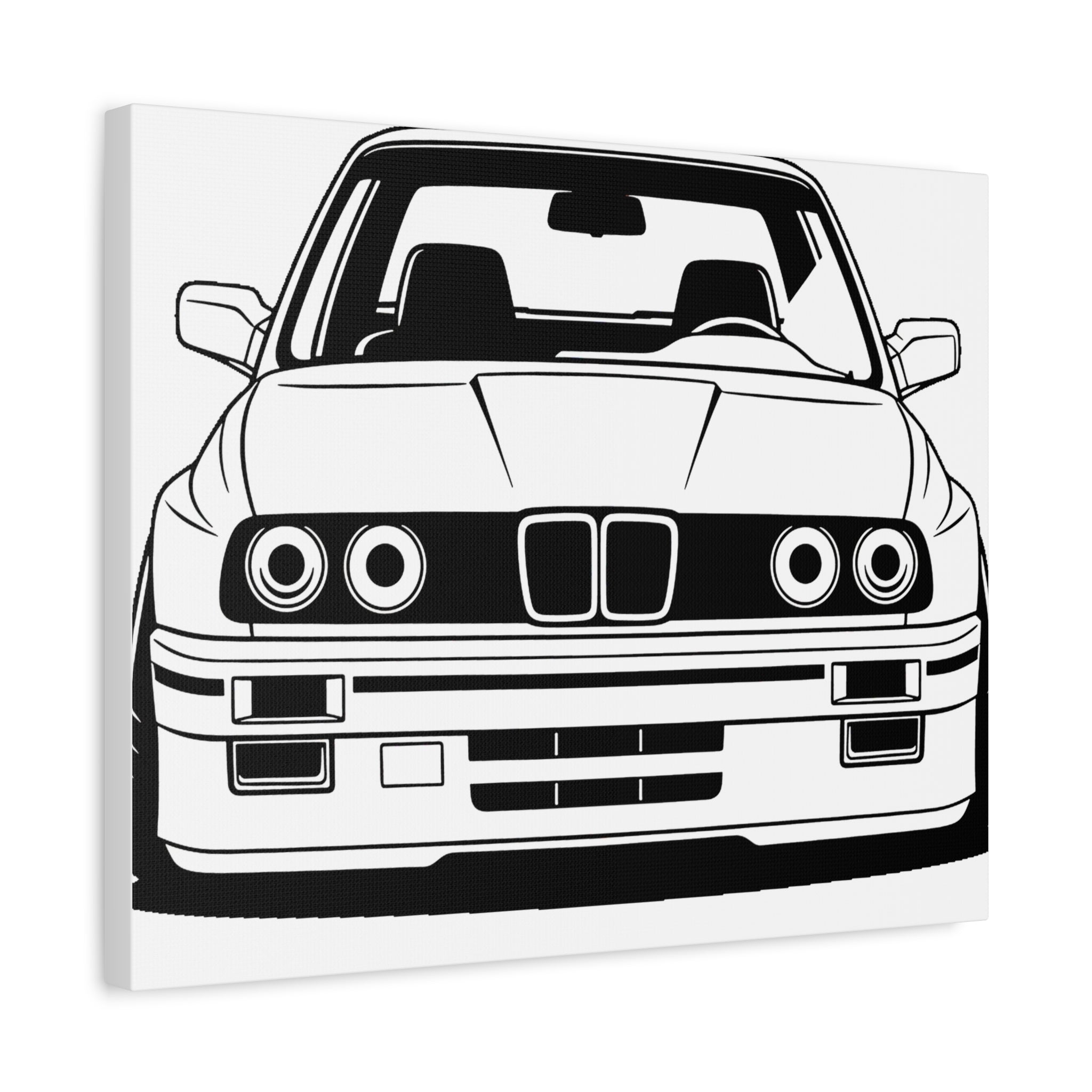 BMW E30 Canvas Wall Art