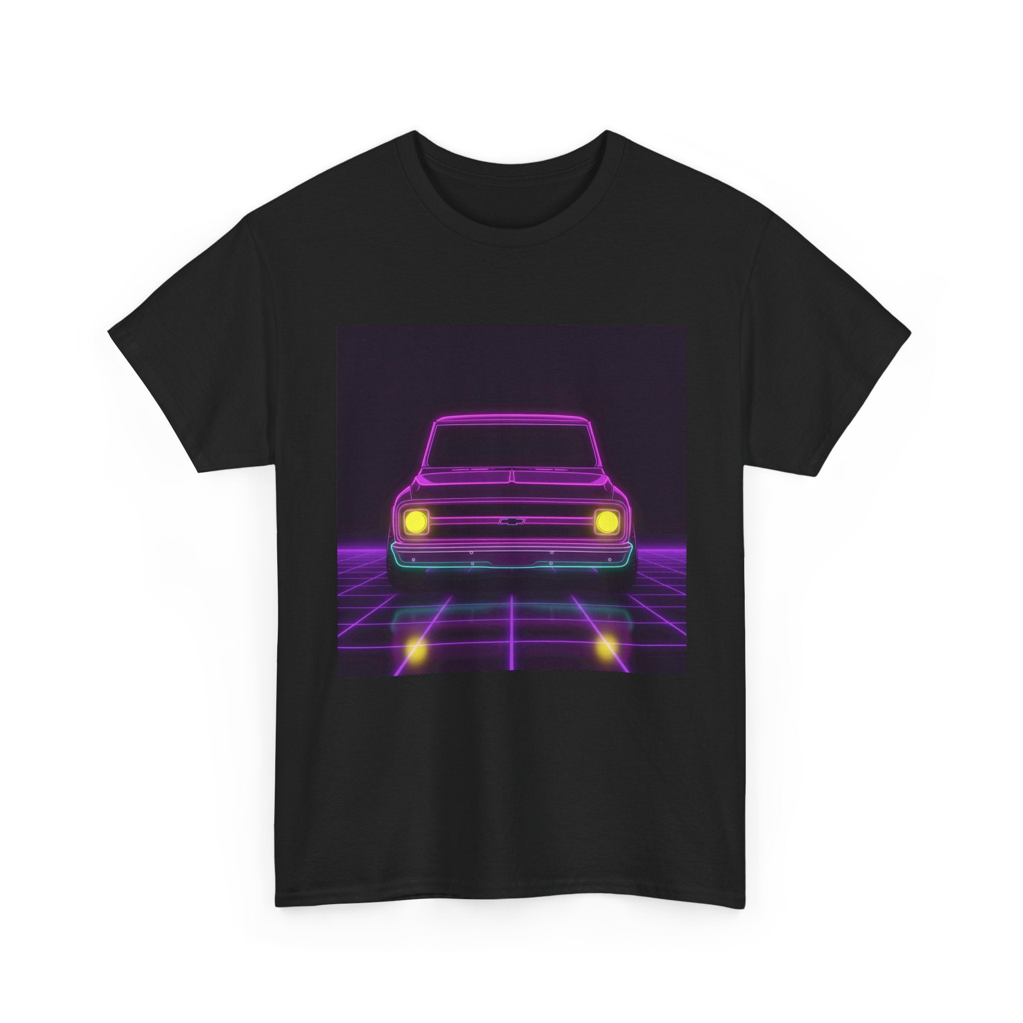 Chevy C10 Pickup (1967-72) Pro-Touring Neon Synthwave Unisex Tee