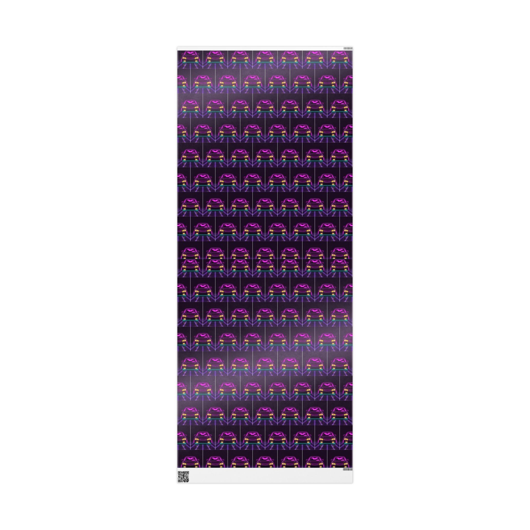 Honda Civic EK Hatch Neon Synthwave Gift Wrapping Paper