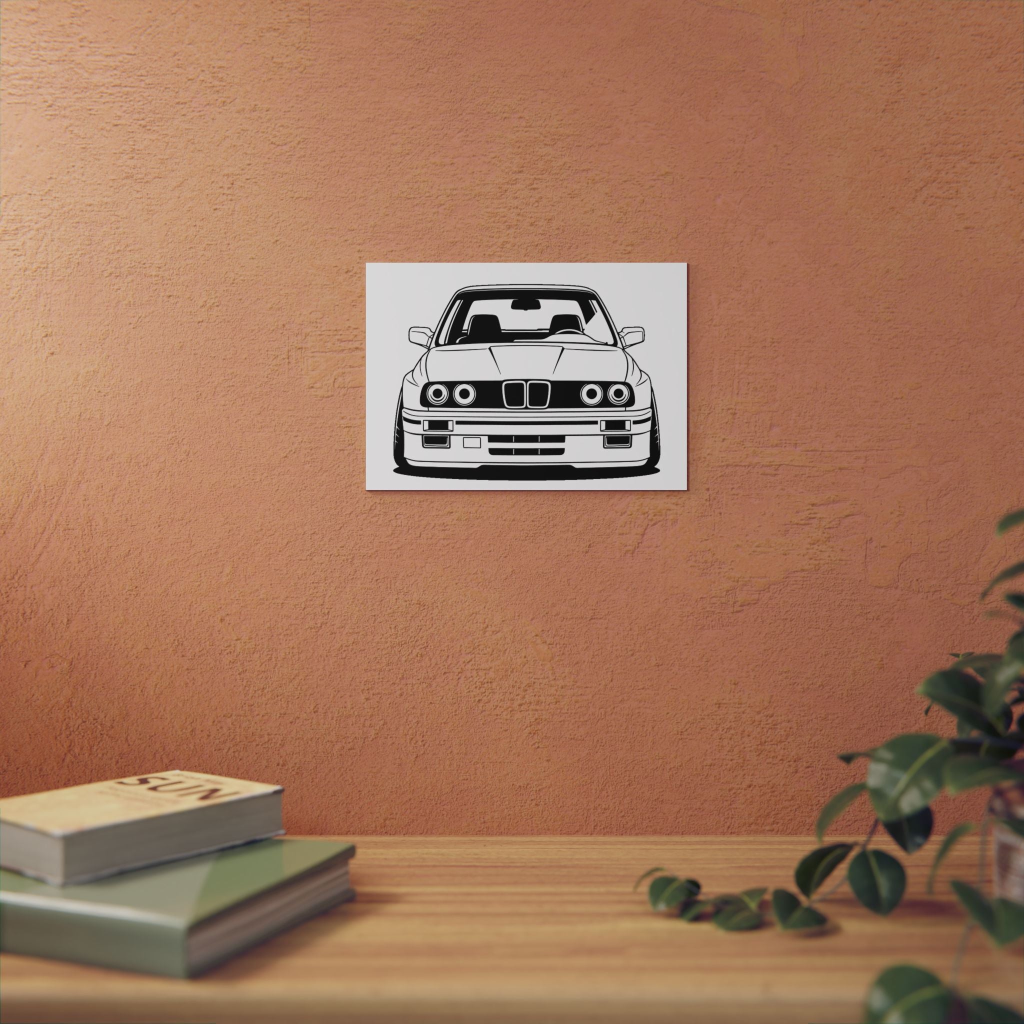 BMW E30 Metal Wall Sign