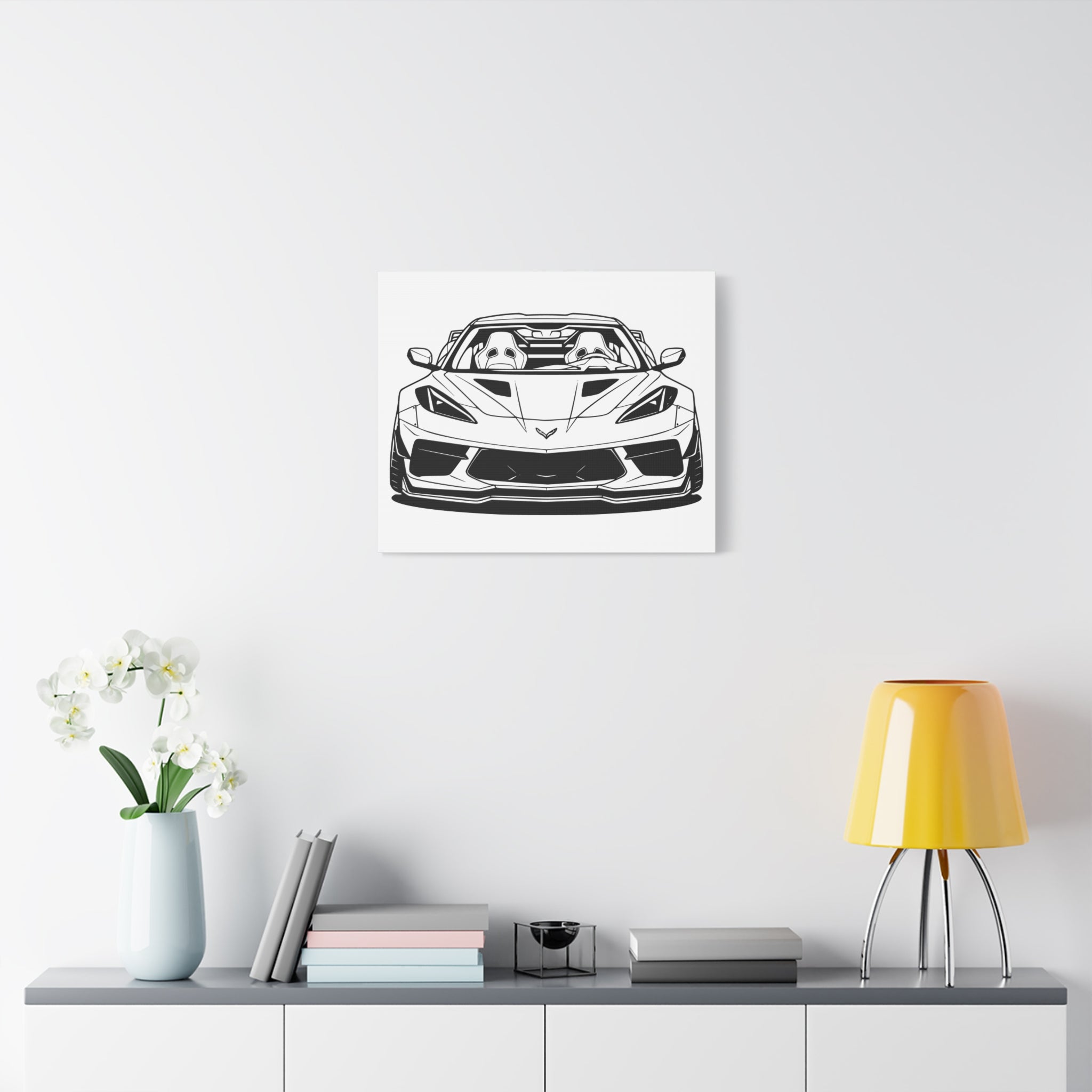Corvette C8 (2020+) Canvas Wall Art