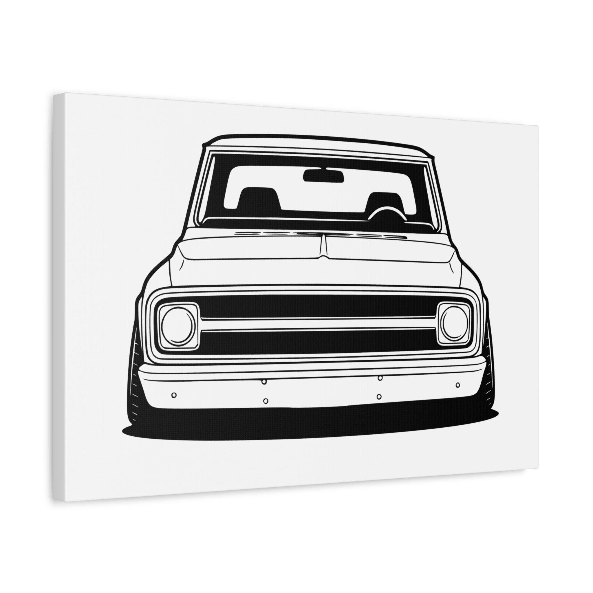 Chevy C10 Pickup (1967-72) Pro-Touring Canvas Wall Art