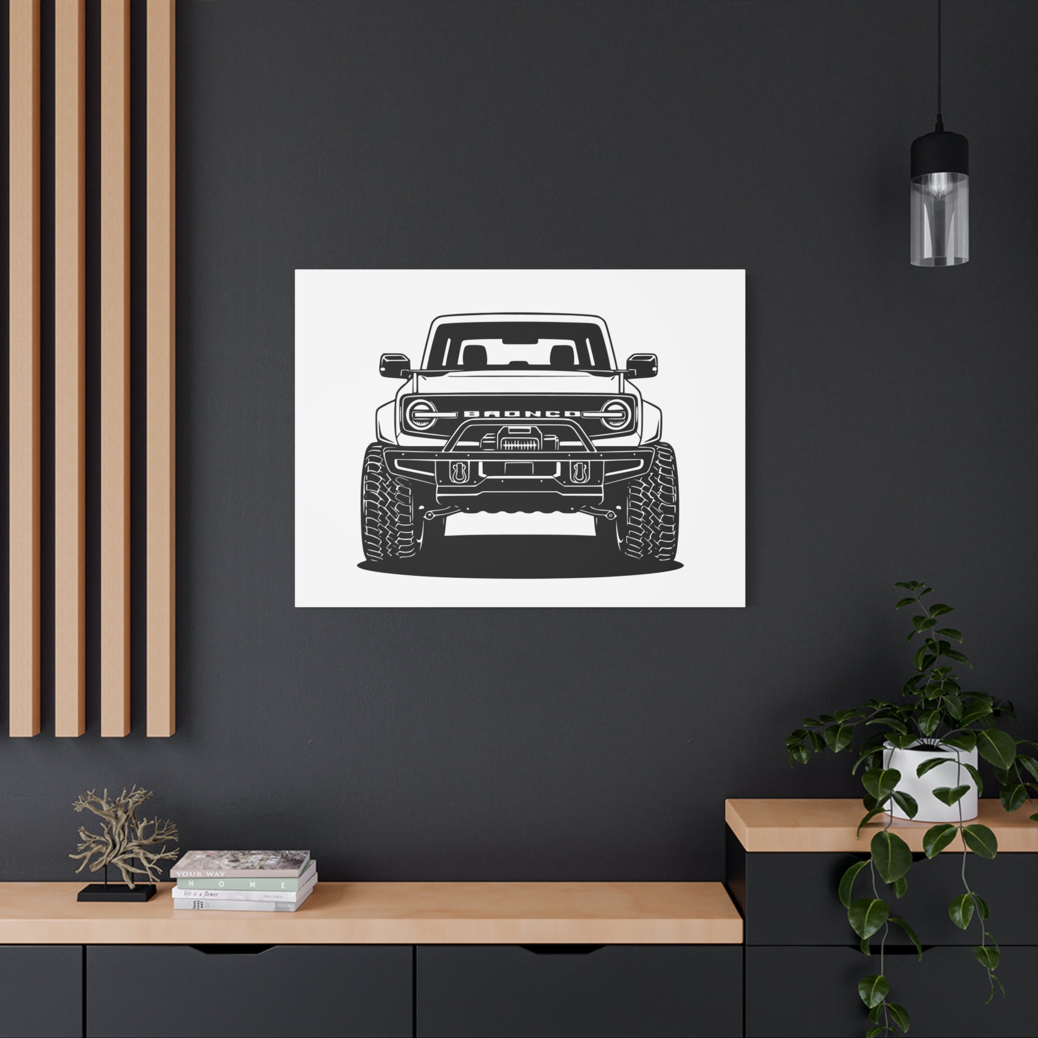 Ford Bronco (2021+) Canvas Wall Art