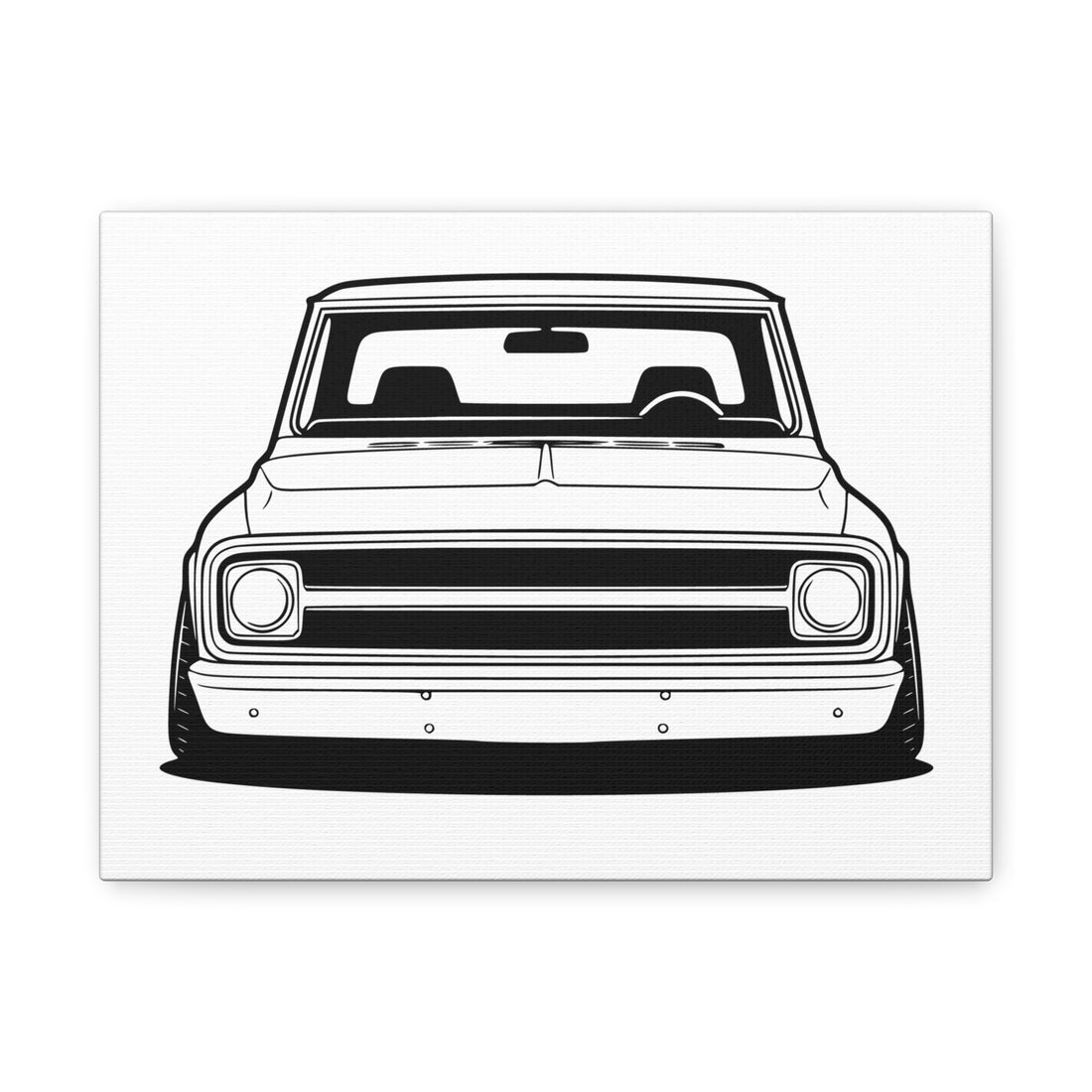 Chevy C10 Pickup (1967-72) Pro-Touring Canvas Wall Art