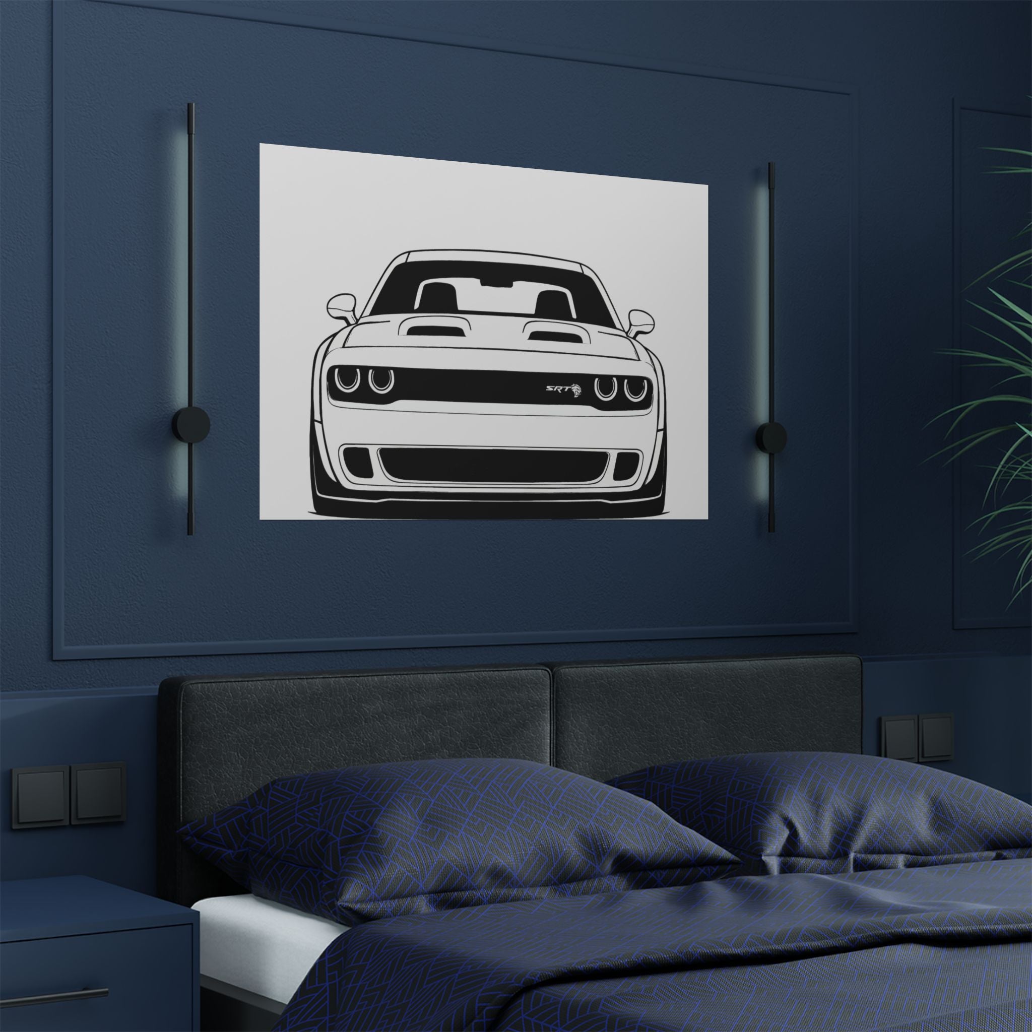 Dodge Challenger SRT Hellcat Poster