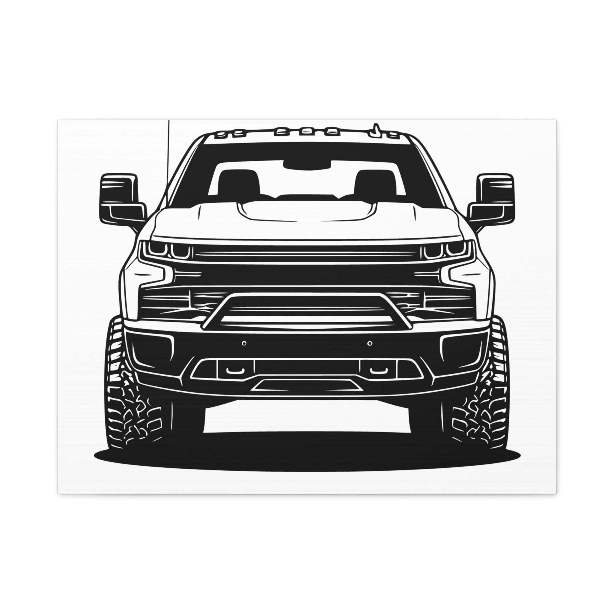 Chevy Silverado Trail Boss (2019+) Canvas Wall Art