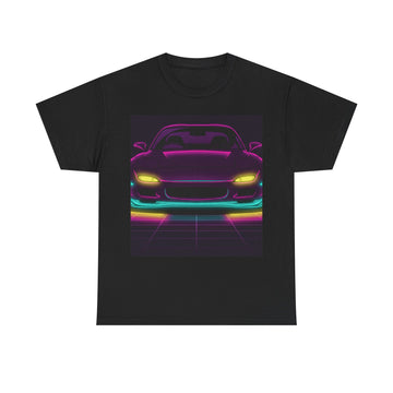 Mazda RX-7 FD Neon Synthwave Unisex Tee