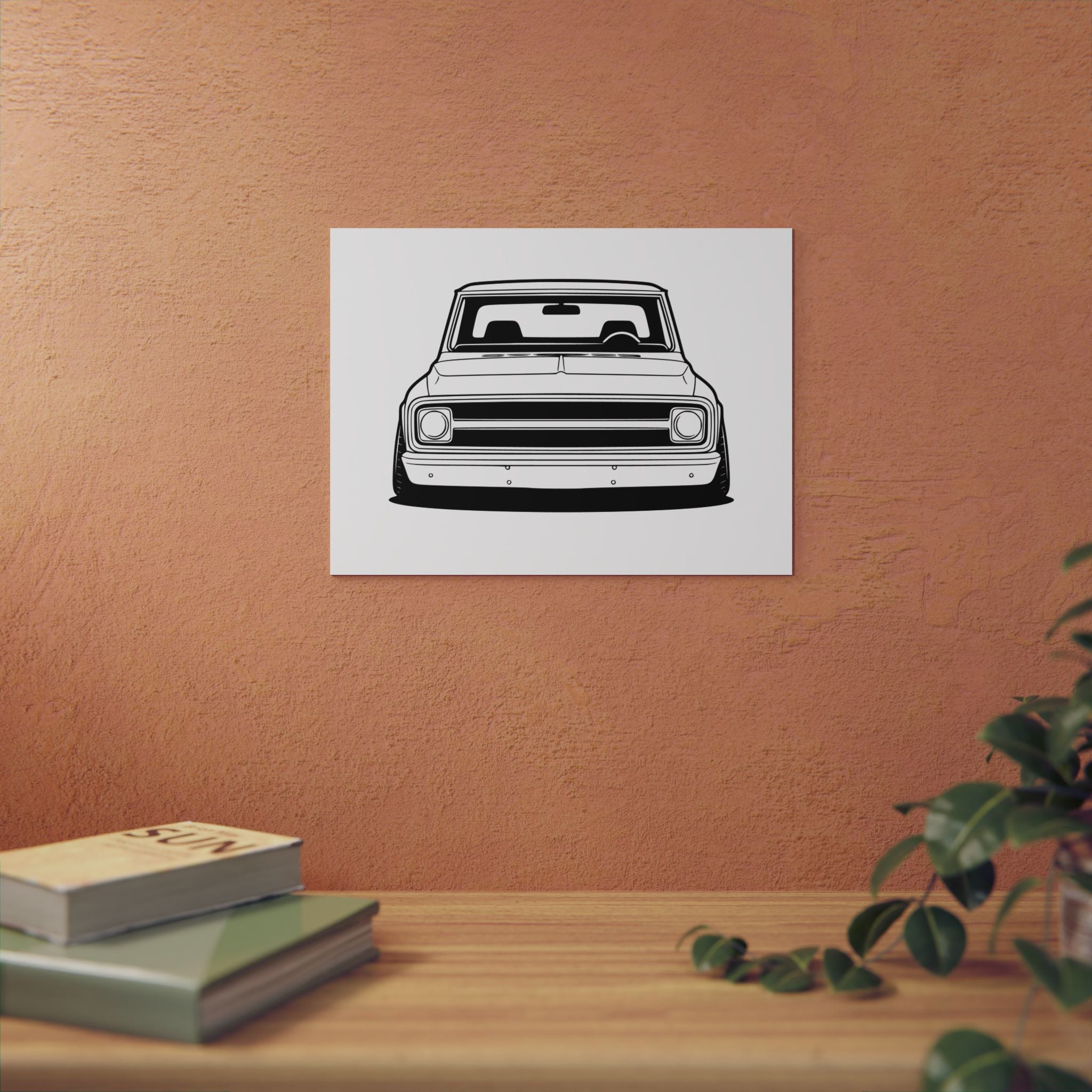 Chevy C10 Pickup (1967-72) Pro-Touring Metal Wall Sign