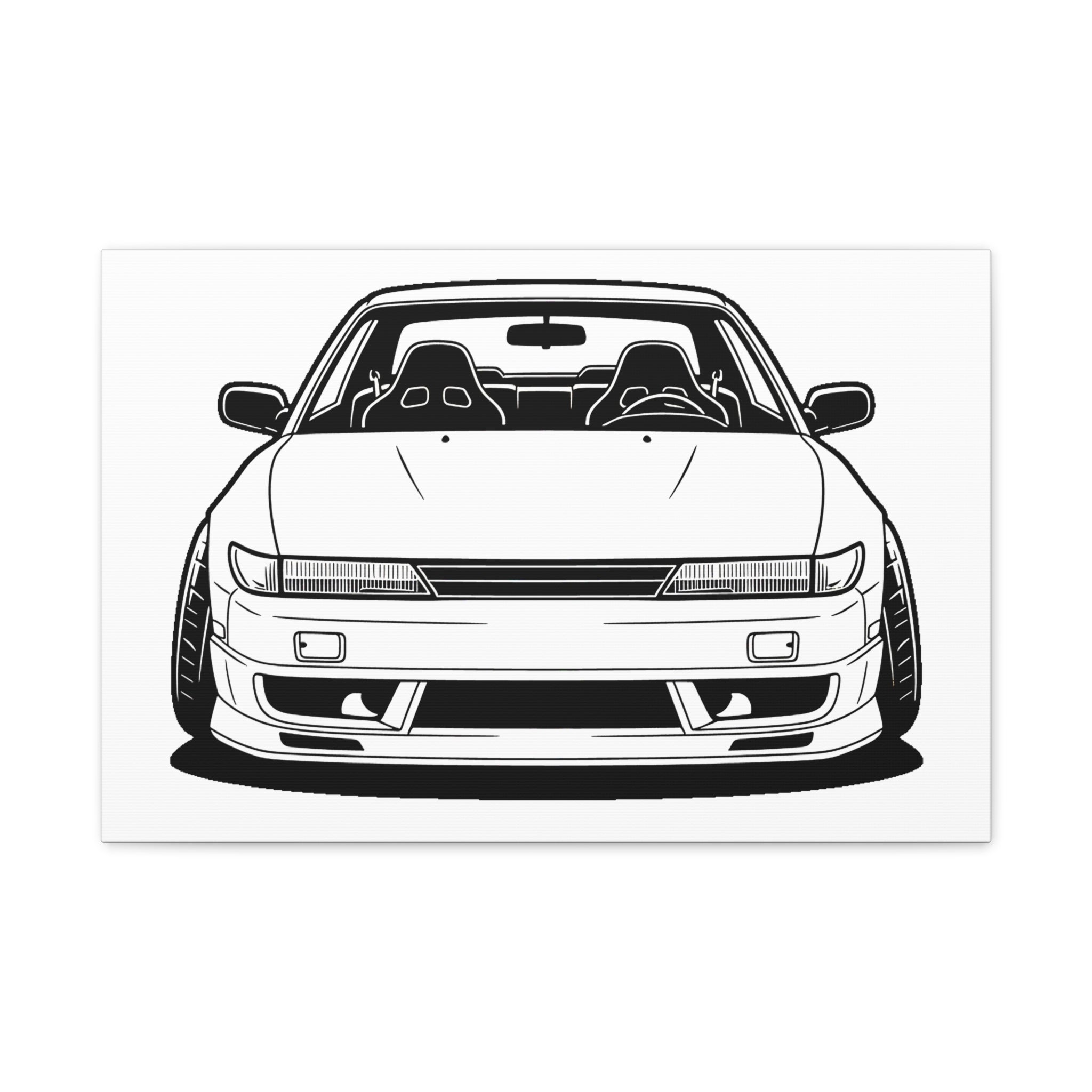 Nissan Silvia S13 Canvas Wall Art
