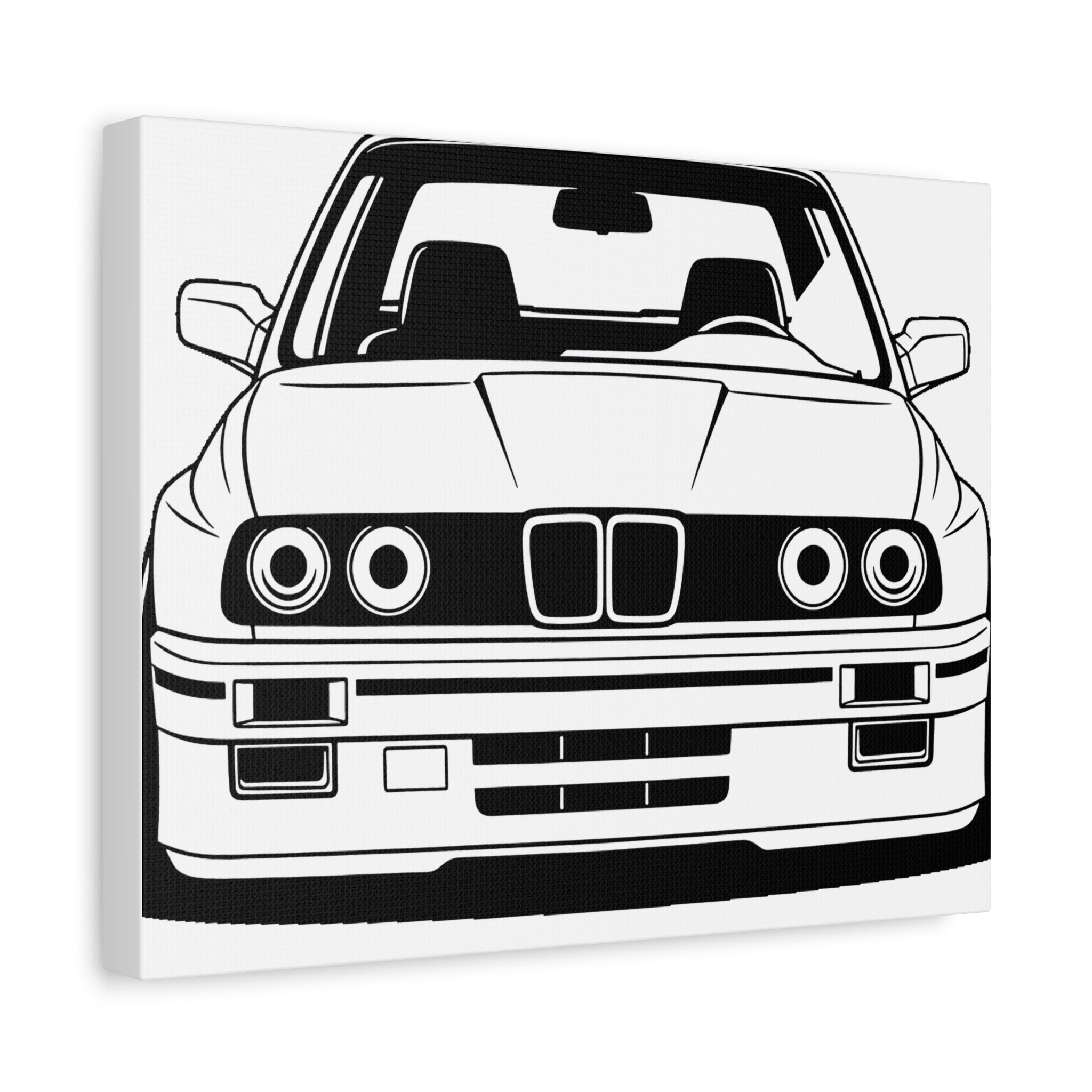 BMW E30 Canvas Wall Art