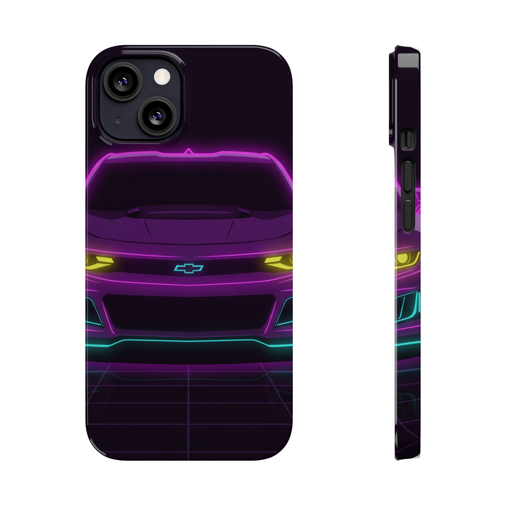 Chevrolet Camaro ZL1 Neon Synthwave Phone Case