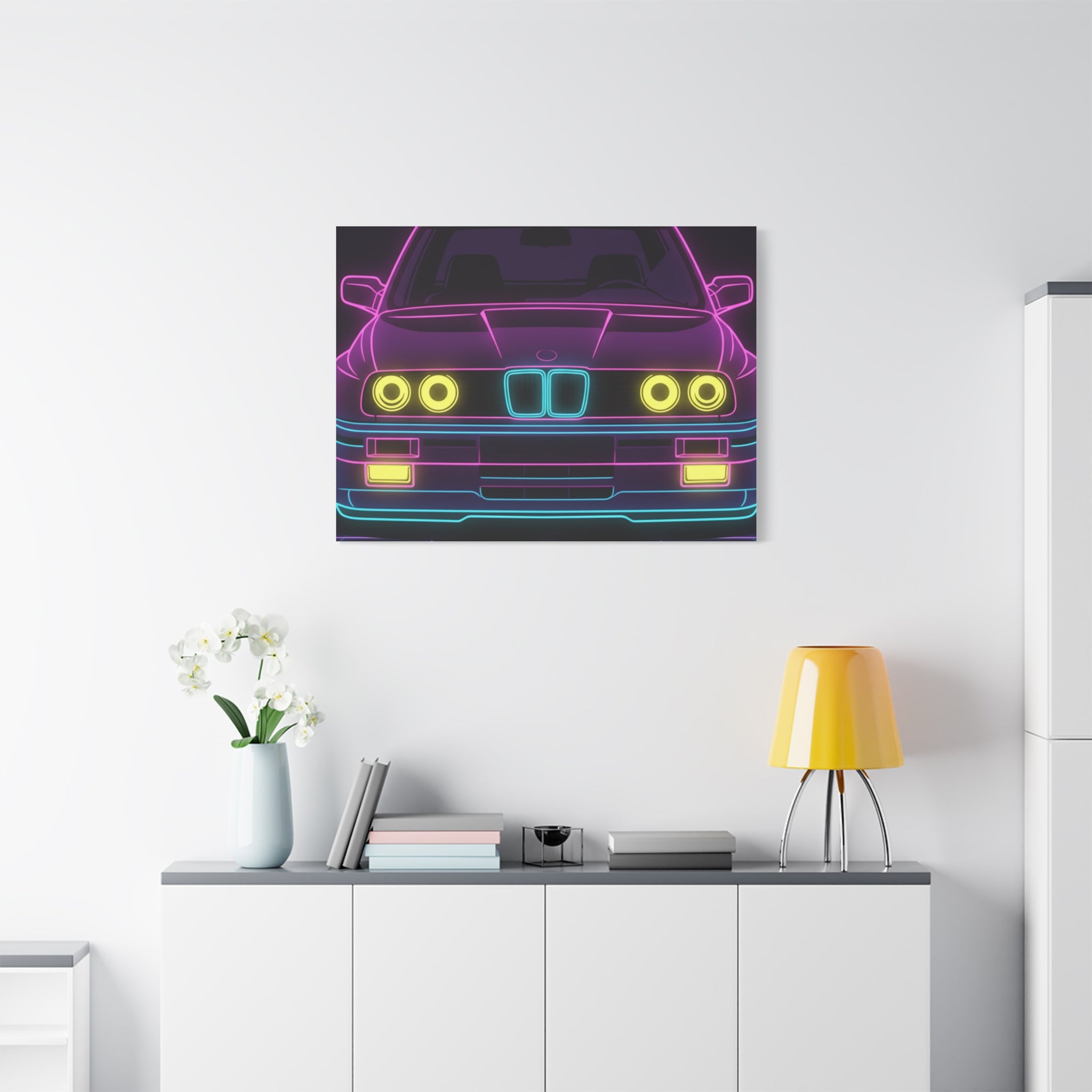 BMW E30 Canvas Wall Art