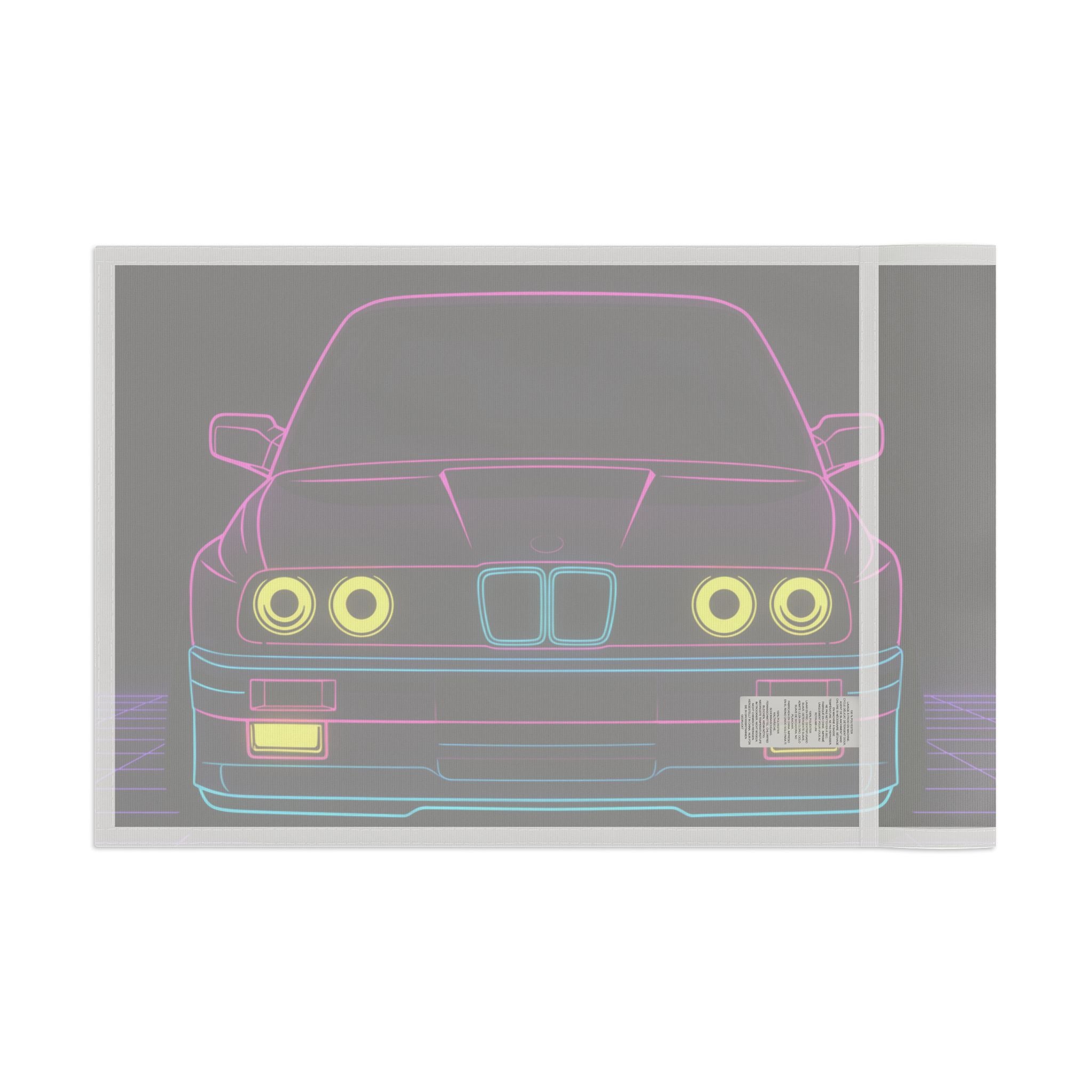 BMW E30 Garage Flag