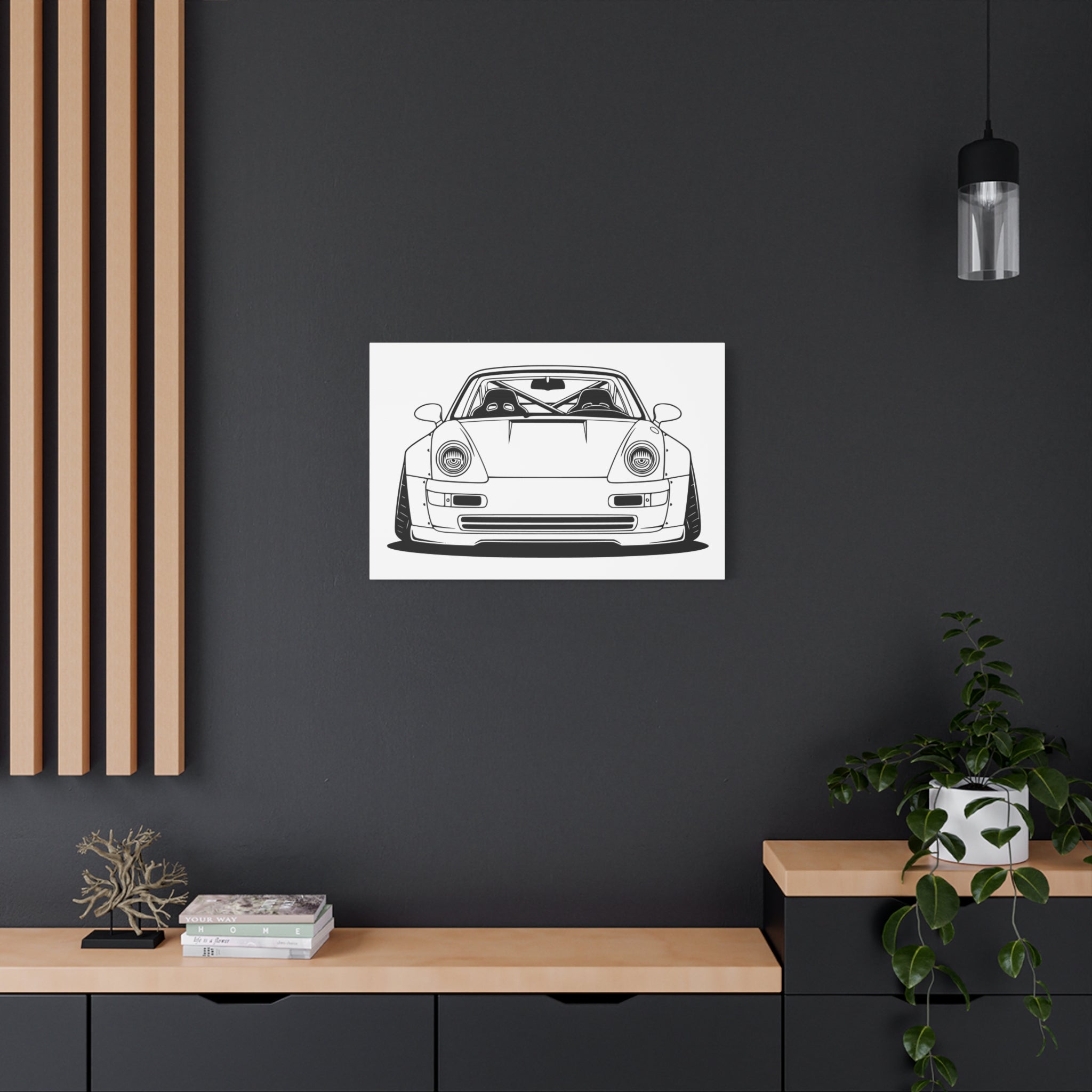 Porsche 964 Turbo Canvas Wall Art