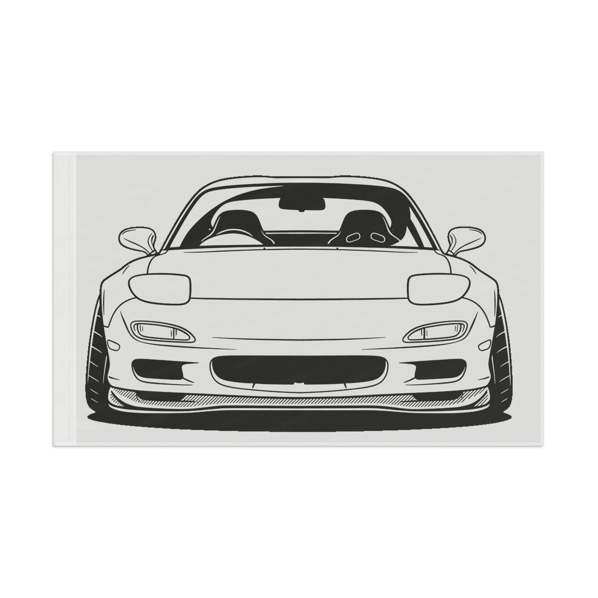 Mazda RX-7 FD Garage Flag