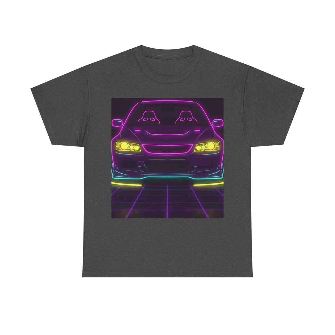 Mitsubishi Evo IX (2005-07) Neon Synthwave Unisex Tee