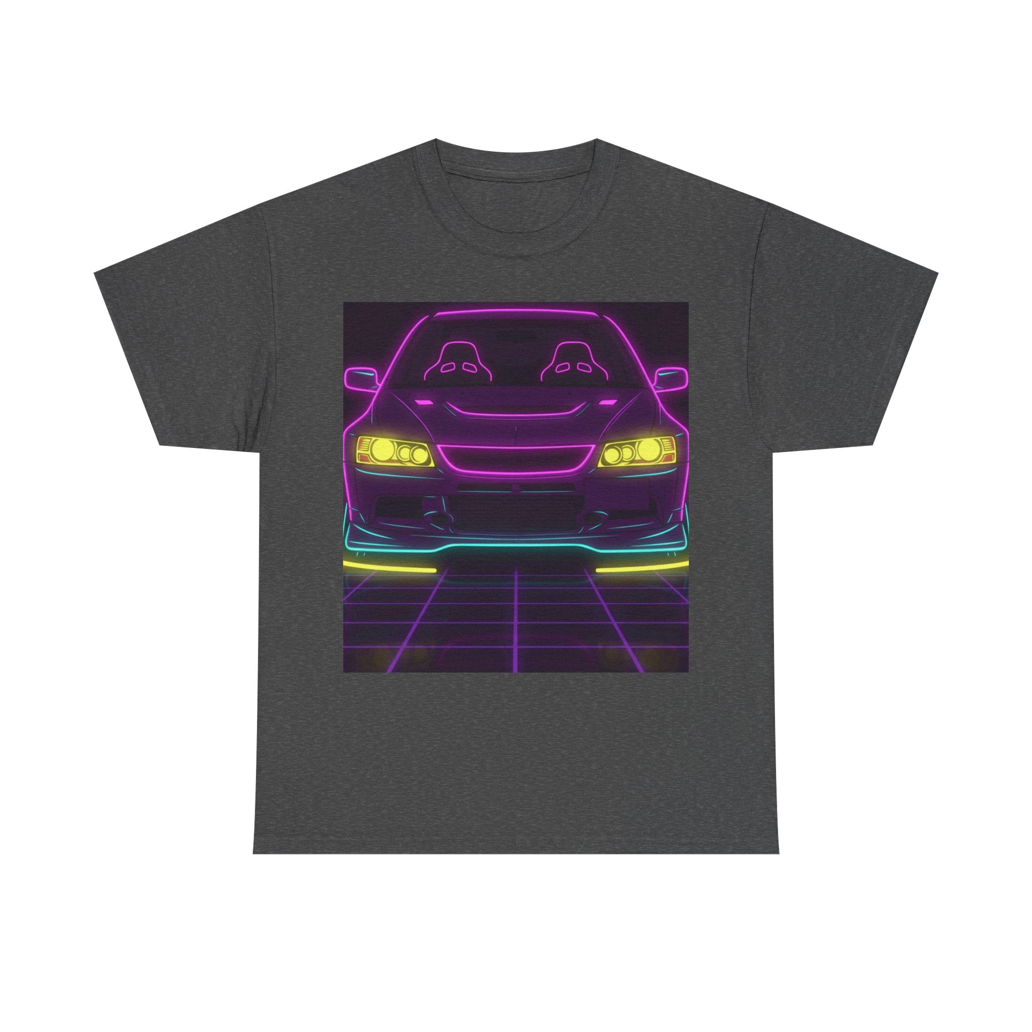 Mitsubishi Evo IX (2005-07) Neon Synthwave Unisex Tee